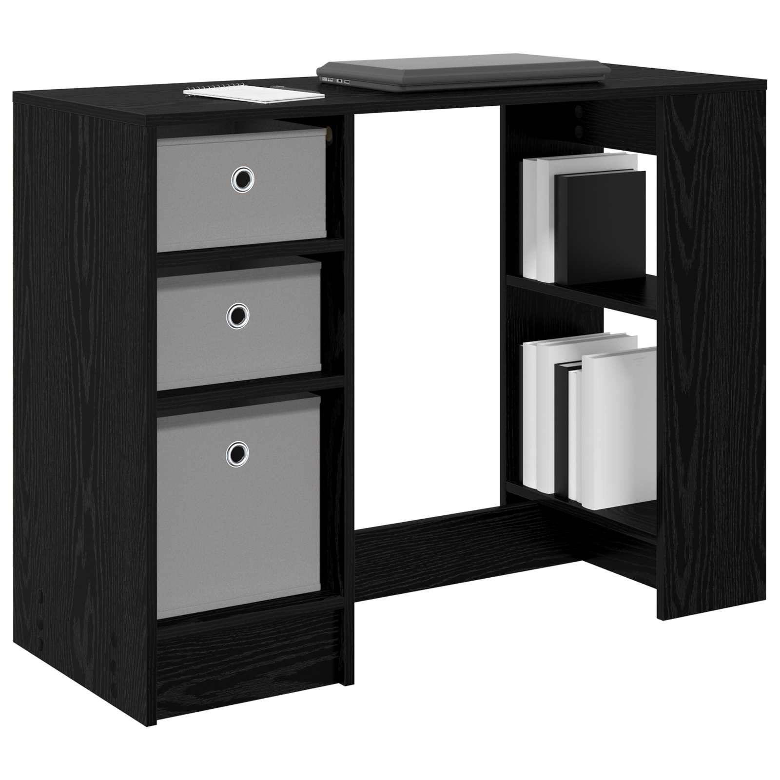 Bureau Chêne noir 100 x 40 x 75 cm Bois d'ingénierie - XIOS
