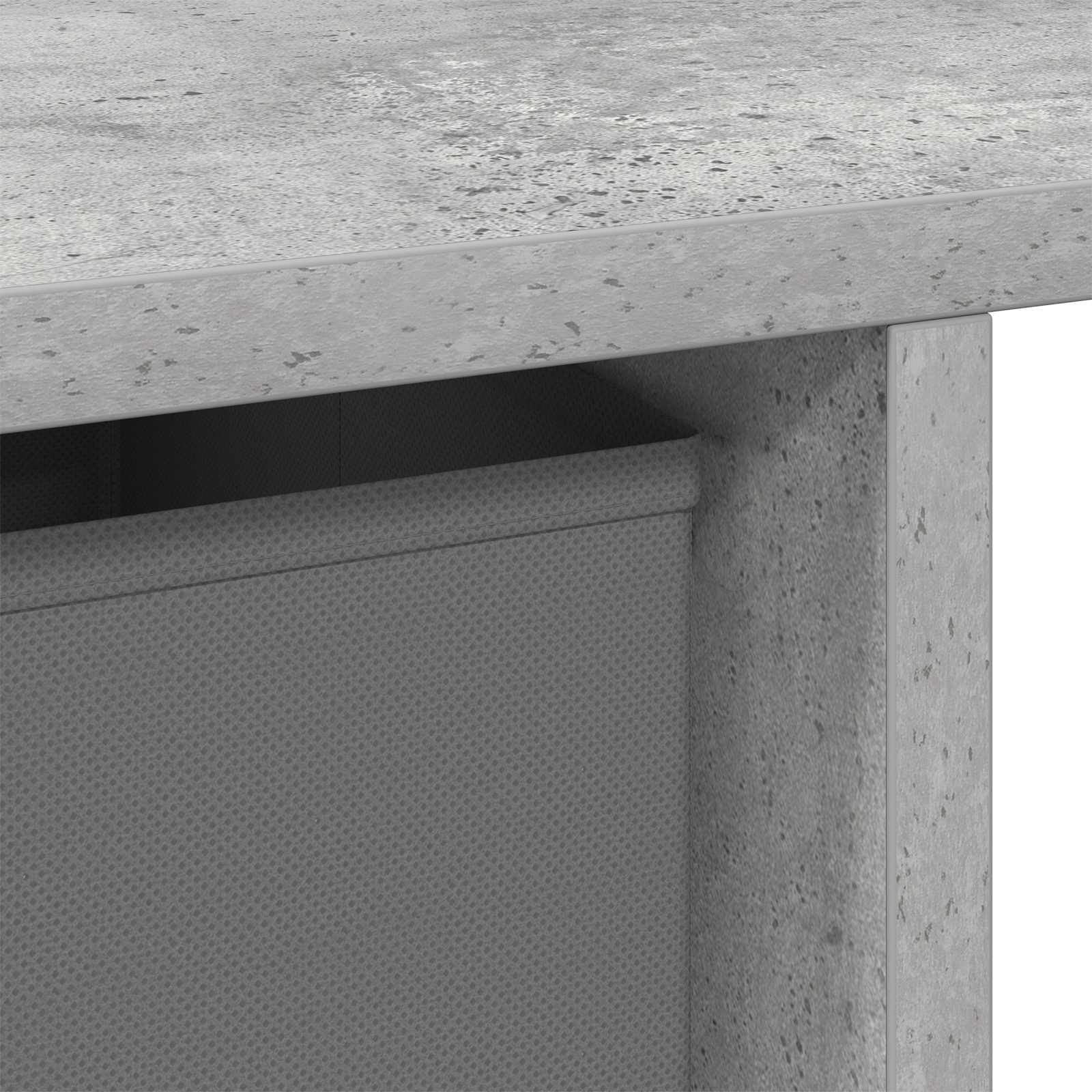 Bureau Gris béton 100 x 40 x 75 cm Bois d'ingénierie - XIOS