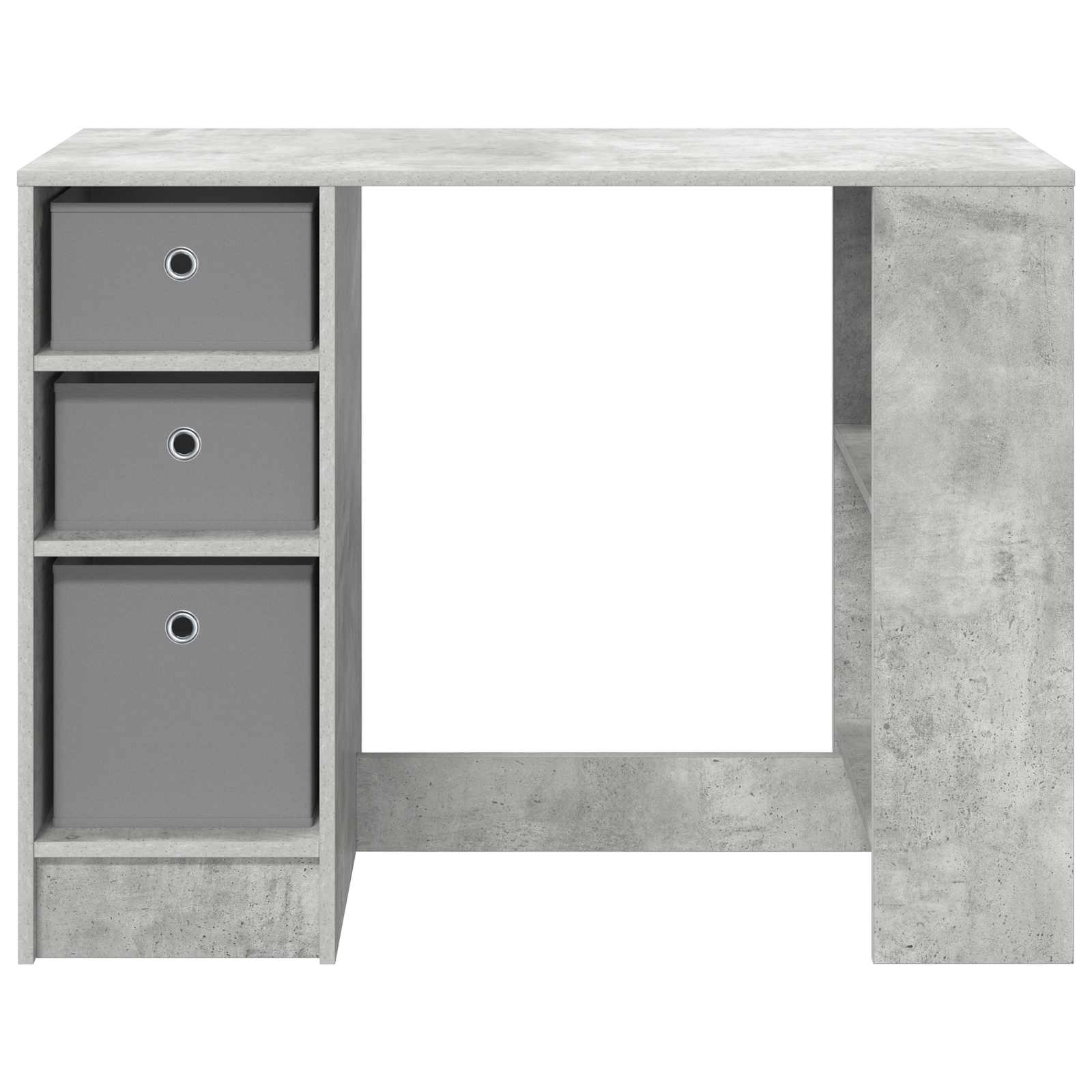 Bureau Gris béton 100 x 40 x 75 cm Bois d'ingénierie - XIOS
