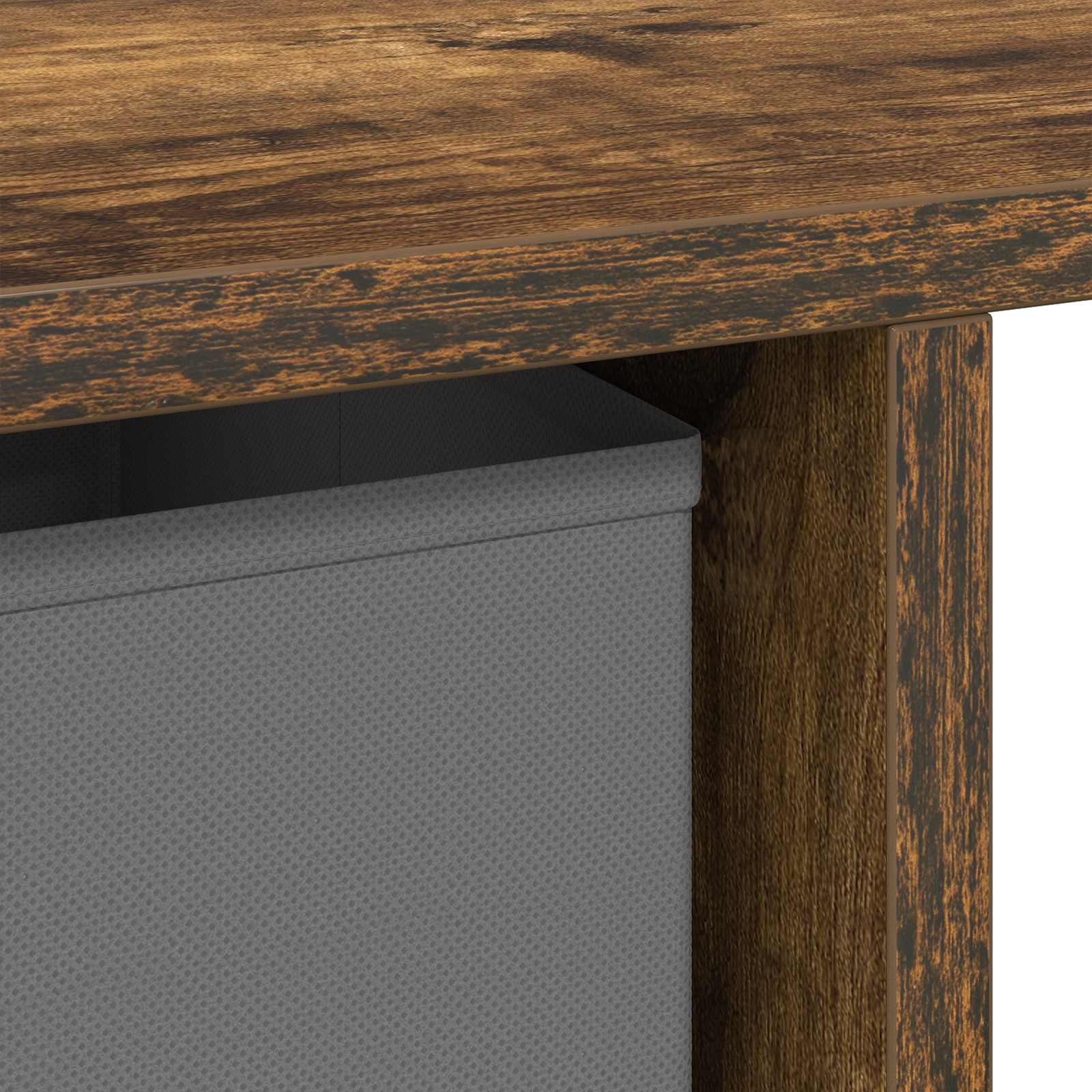 Bureau Chêne fumé 100 x 40 x 75 cm Bois d'ingénierie - XIOS