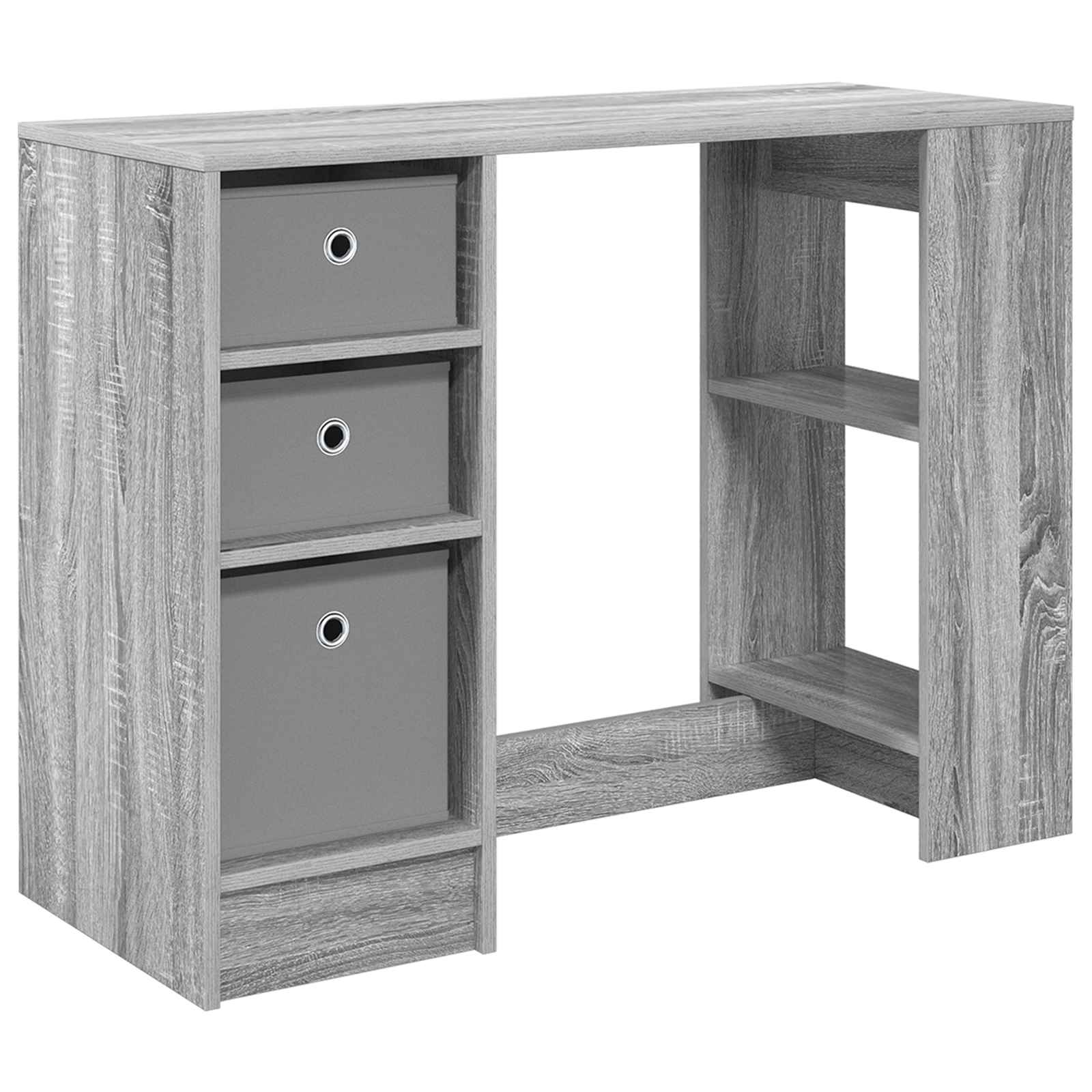 Bureau Gris Sonoma 100 x 40 x 75 cm Bois d'ingénierie - XIOS