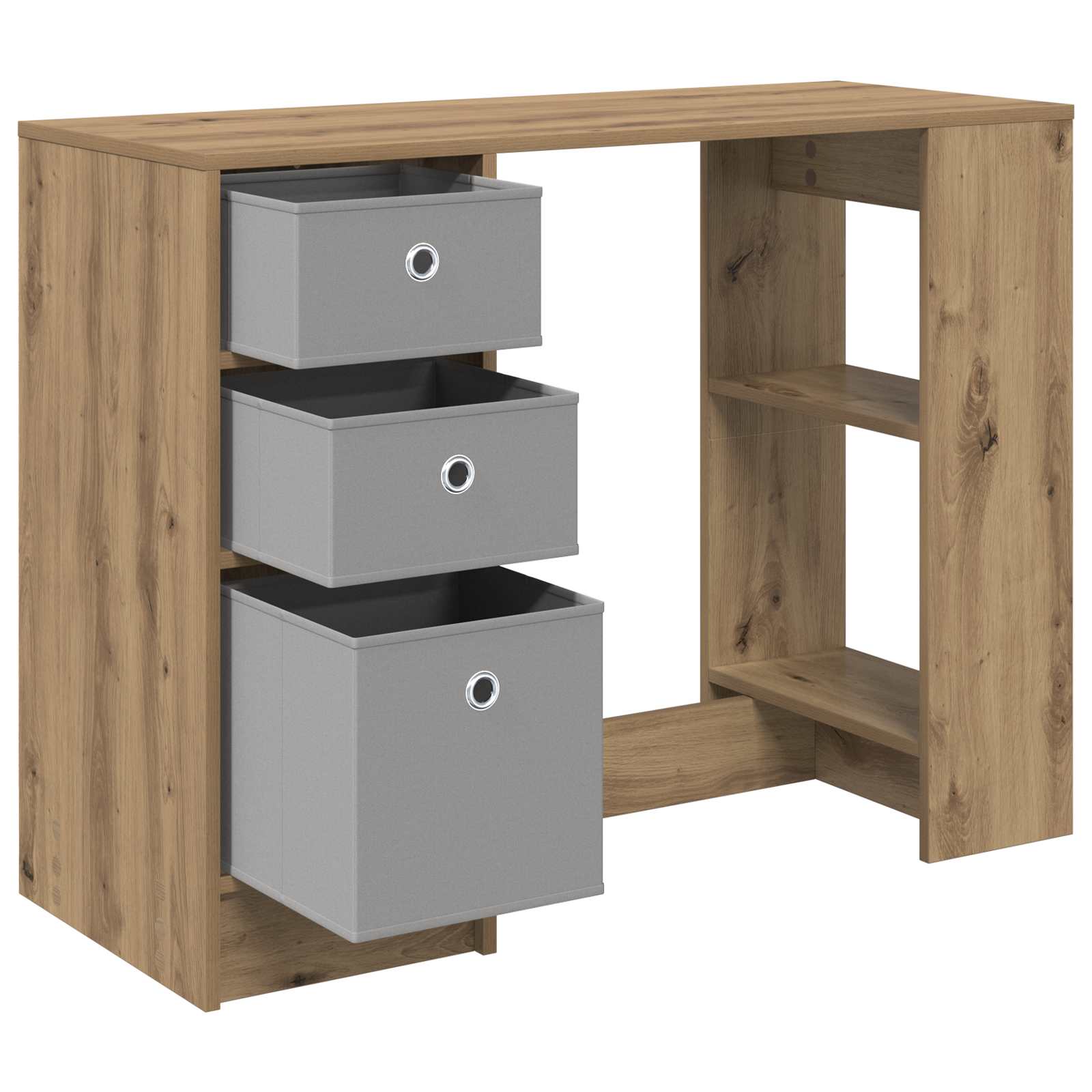 Bureau Chêne artisanal 100 x 40 x 75 cm Bois d'ingénierie - XIOS