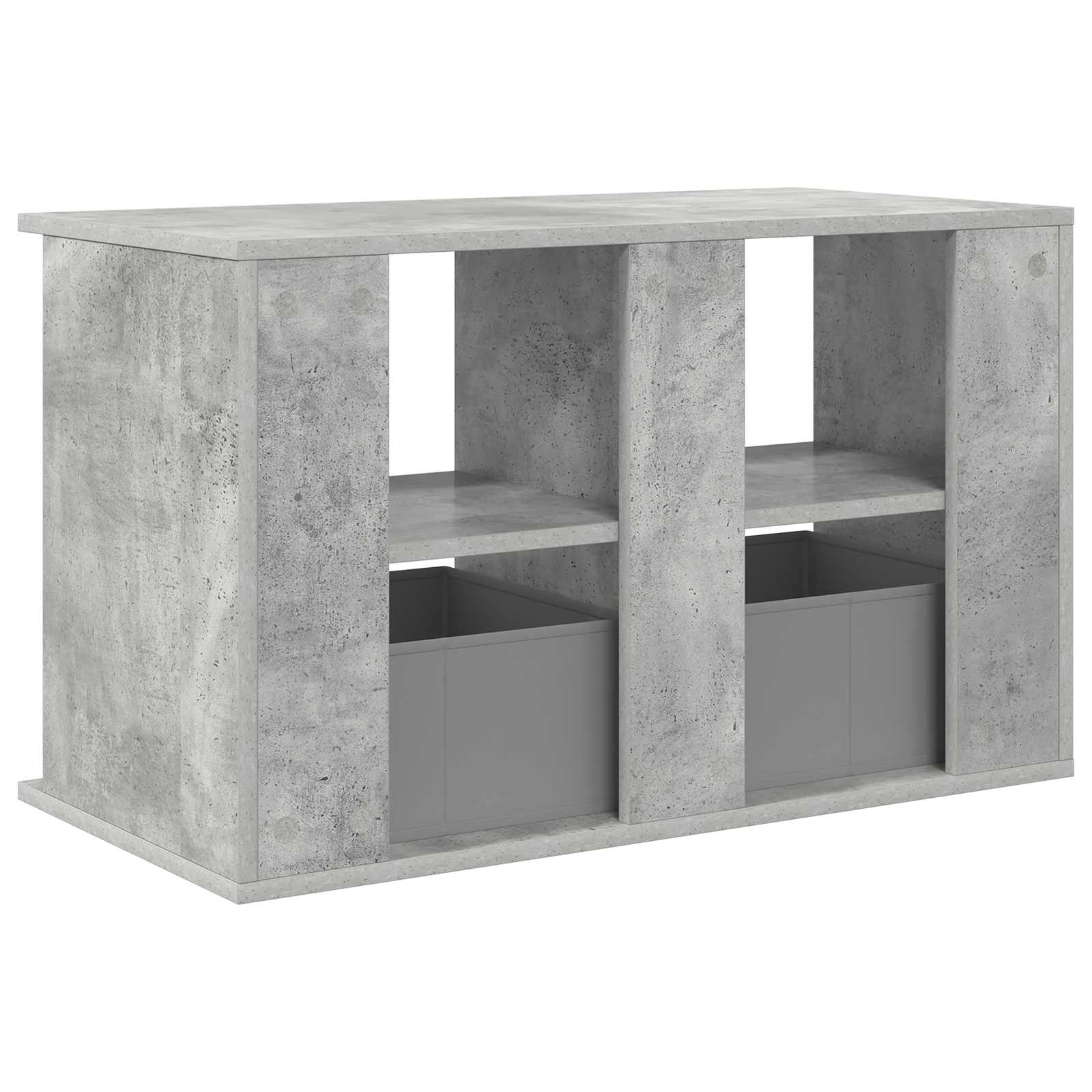 Support de télévision avec tiroir Gris béton 79 x 40 x 48 cm - XIOS