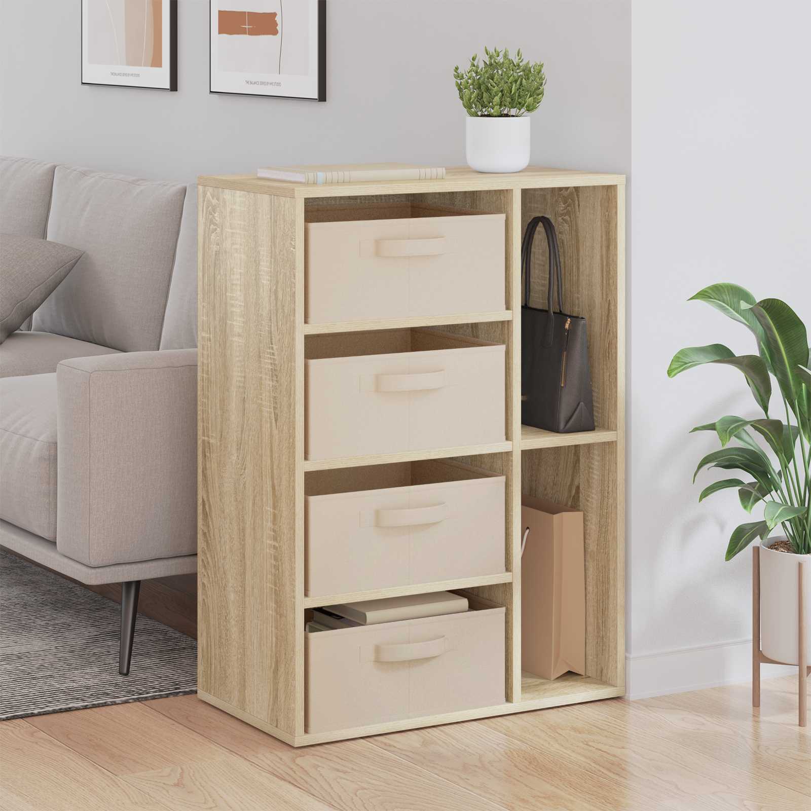 Buffet avec tiroir Chêne Sonoma 60 x 33,5 x 84 cm - XIOS