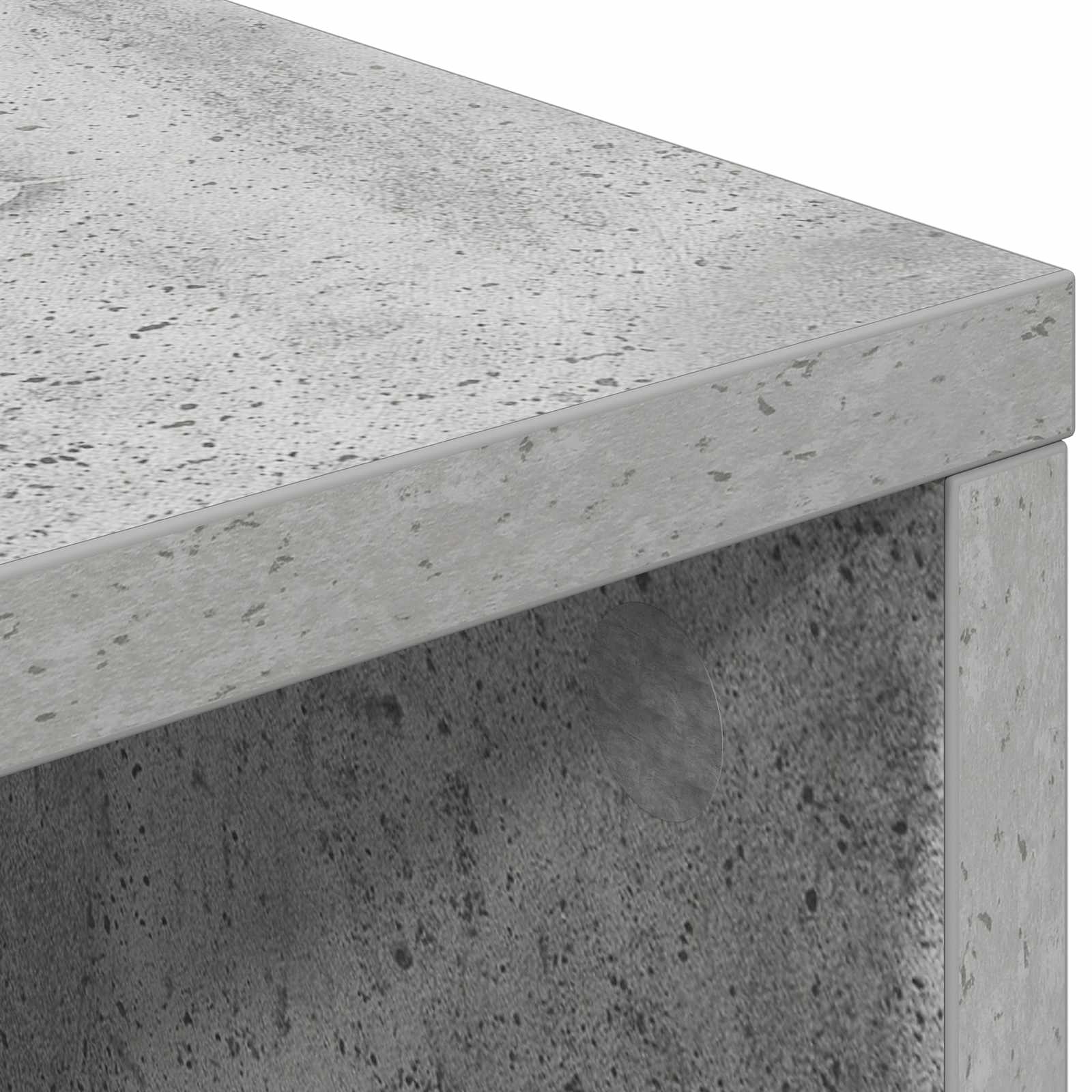 Buffet avec tiroir Gris béton 60 x 33,5 x 84 cm - XIOS