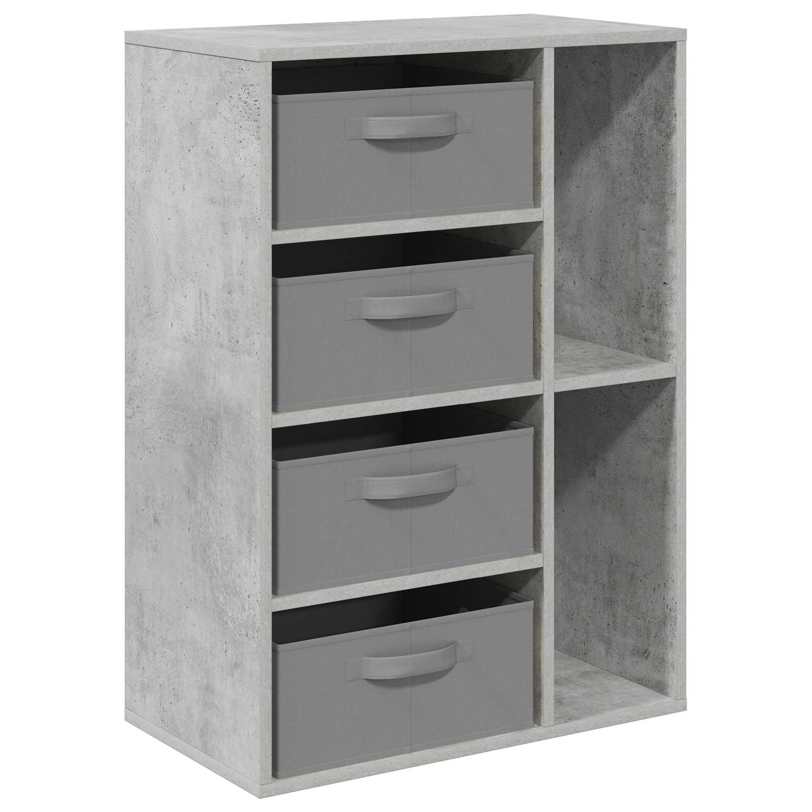 Buffet avec tiroir Gris béton 60 x 33,5 x 84 cm - XIOS