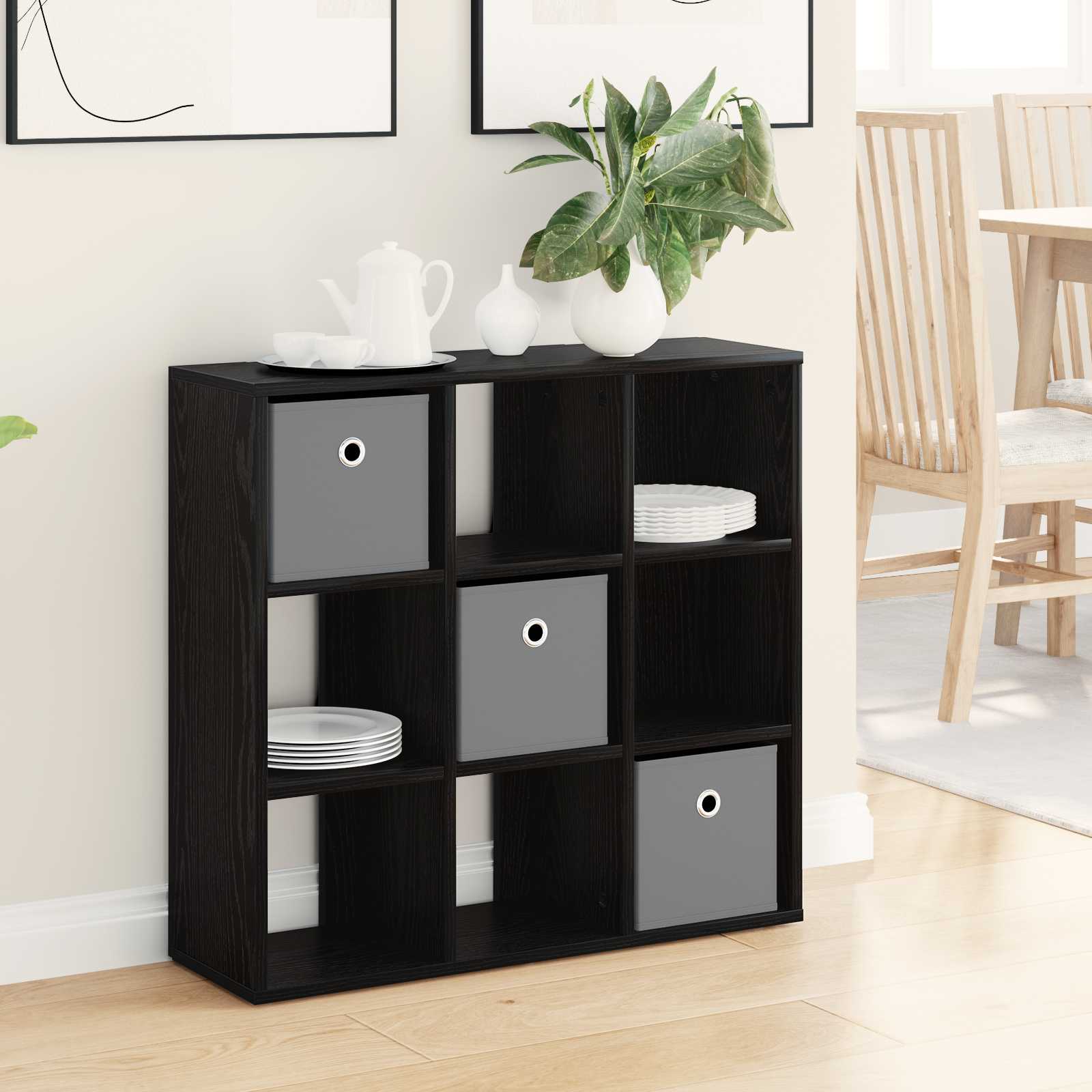 Buffet avec tiroir Chêne noir 73,5 x 24 x 69,5 cm - XIOS