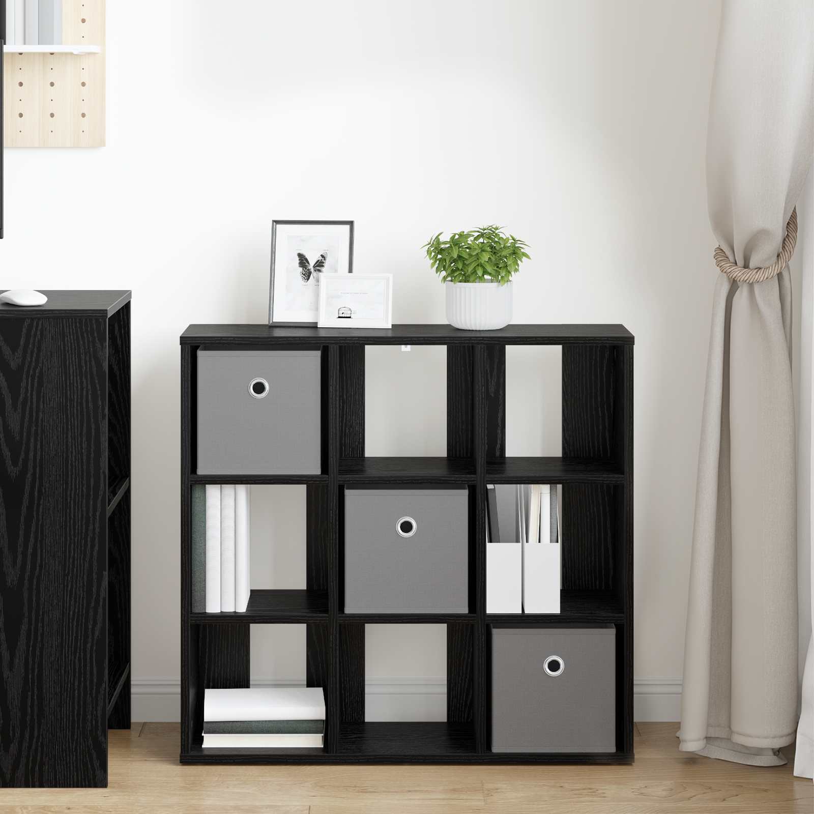 Buffet avec tiroir Chêne noir 73,5 x 24 x 69,5 cm - XIOS