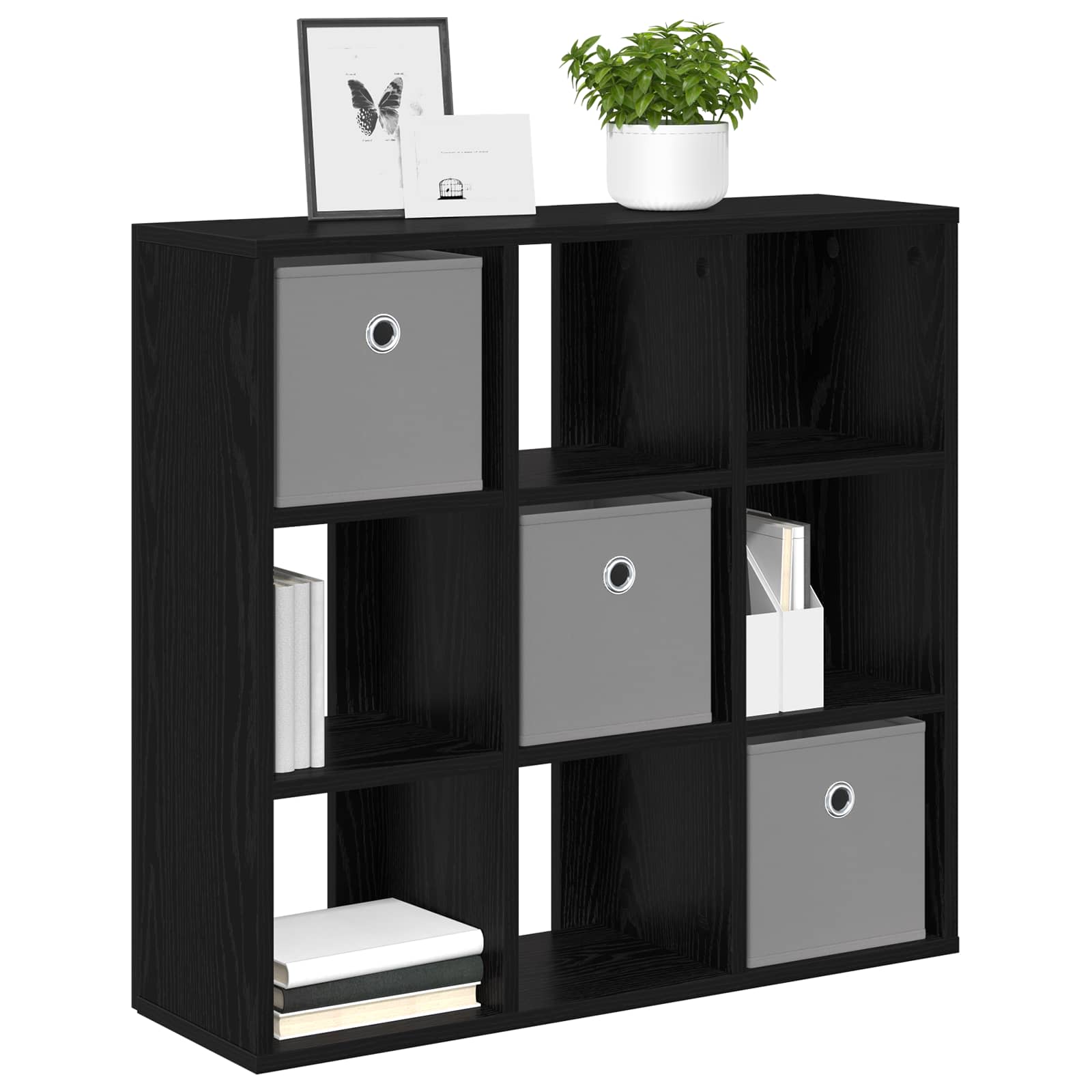 Buffet avec tiroir Chêne noir 73,5 x 24 x 69,5 cm - XIOS