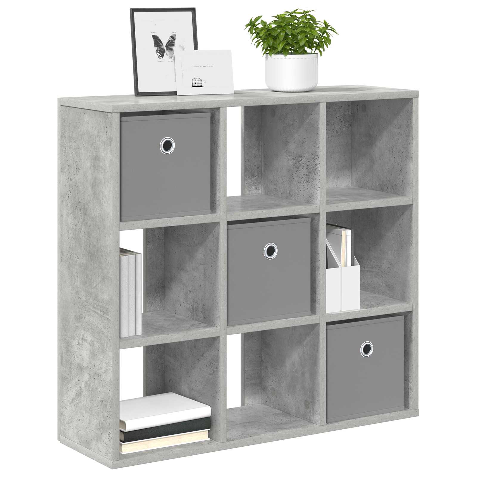 Buffet avec tiroir Gris béton 73,5 x 24 x 69,5 cm - XIOS