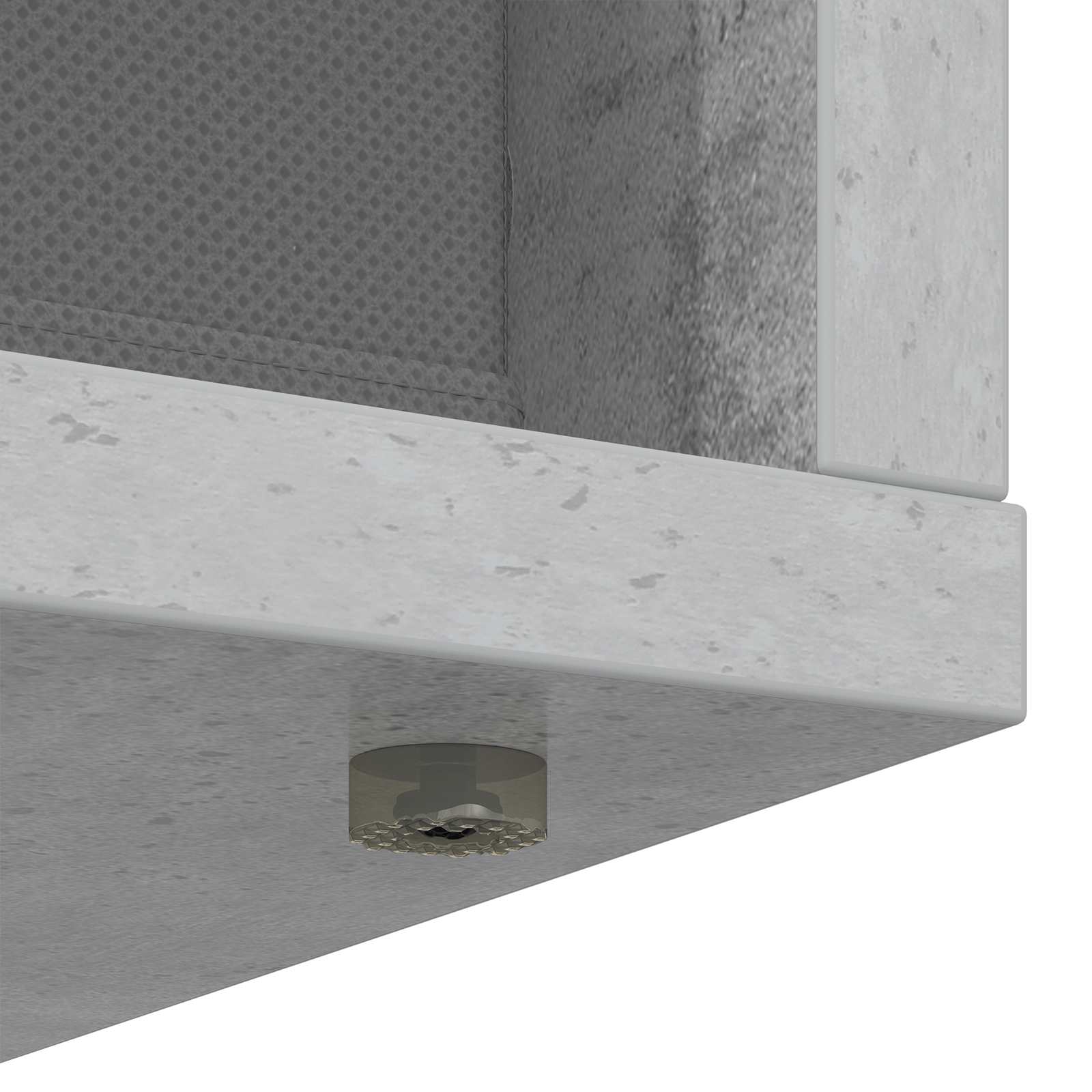 Buffet avec tiroir Gris béton 88,5 x 29 x 84,5 cm - XIOS
