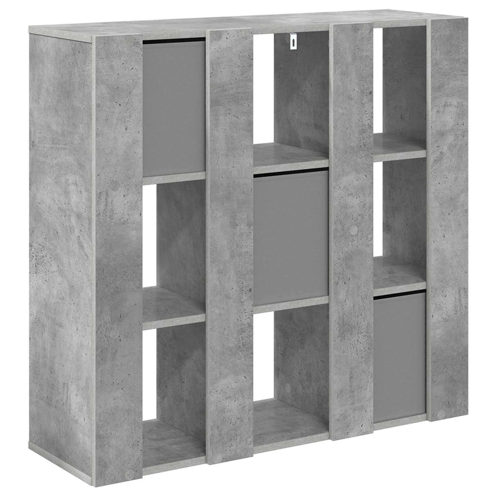 Buffet avec tiroir Gris béton 88,5 x 29 x 84,5 cm - XIOS