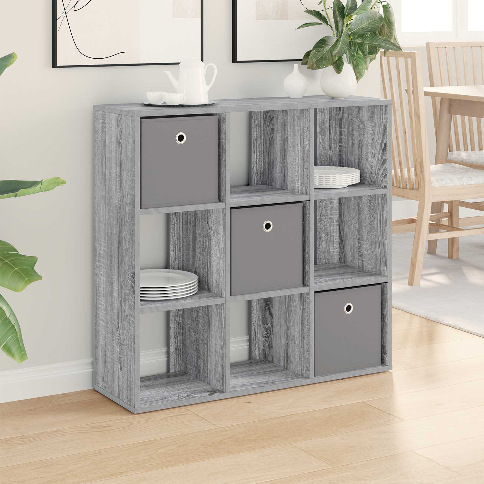 Buffet avec tiroir Gris Sonoma 88,5 x 29 x 84,5 cm - XIOS