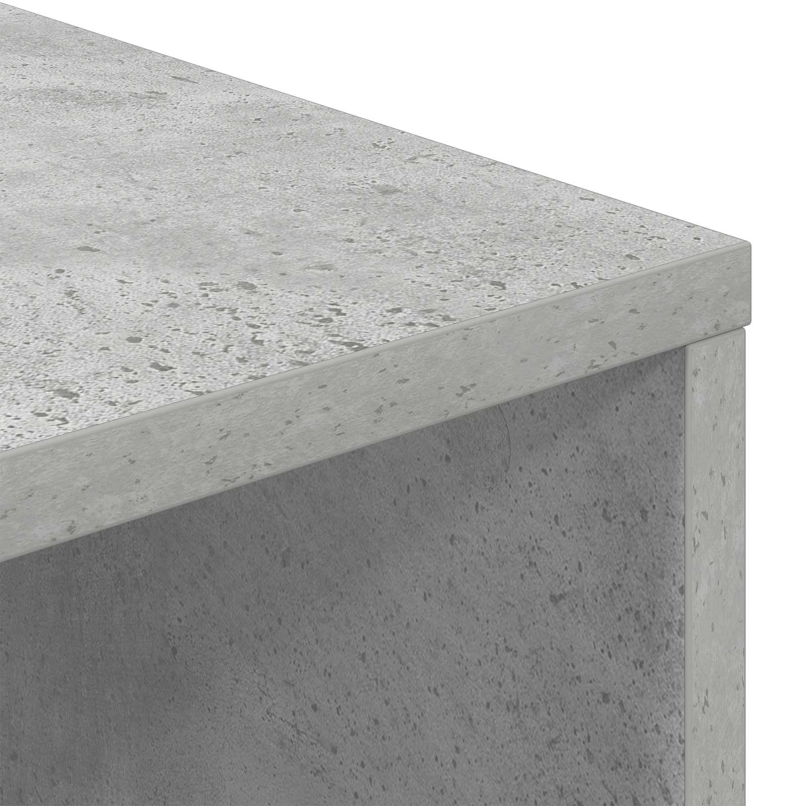 Buffet avec tiroir Gris béton 102 x 31 x 99,5 cm - XIOS