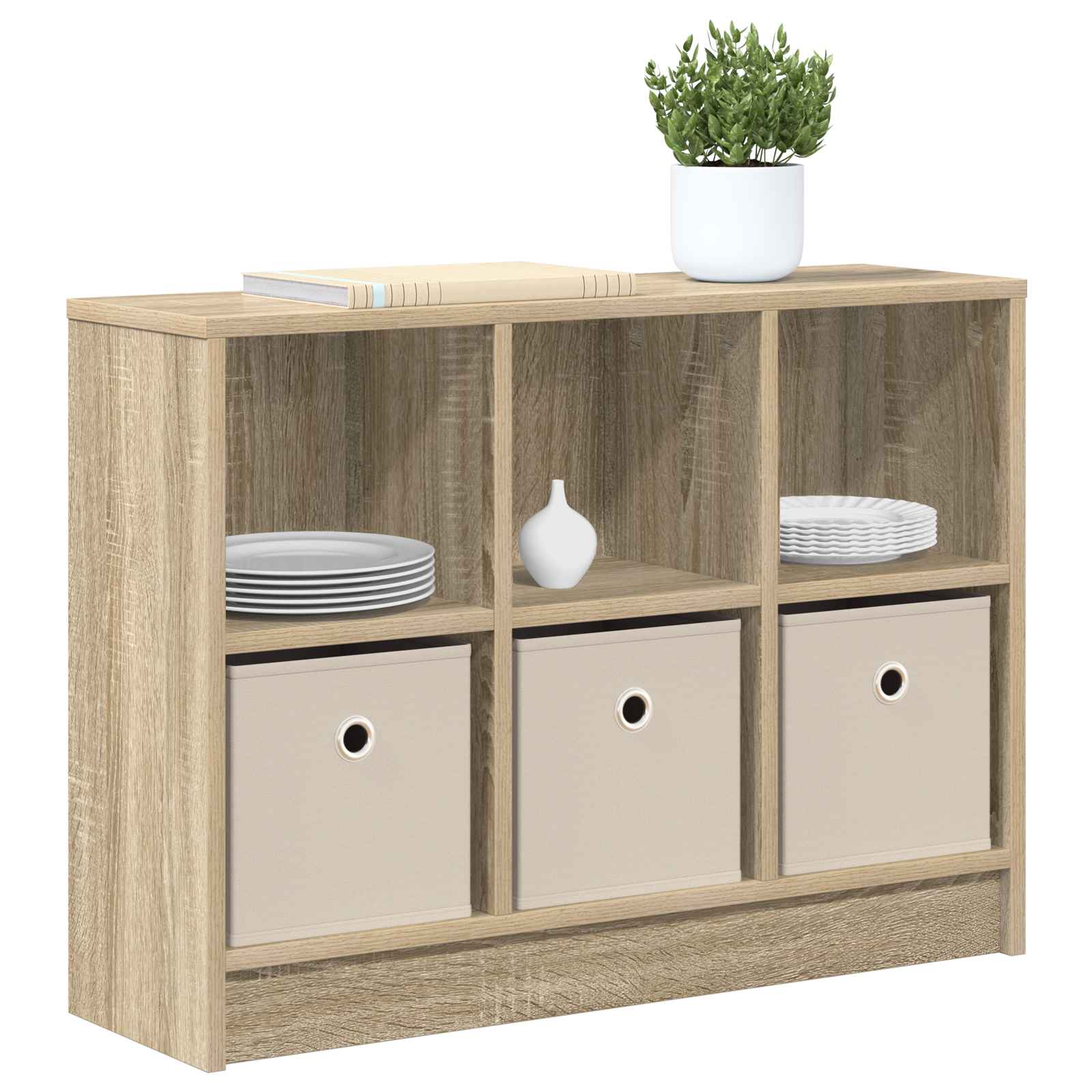 Buffet avec tiroir Chêne Sonoma 73,5 x 22,5 x 53,5 cm - XIOS