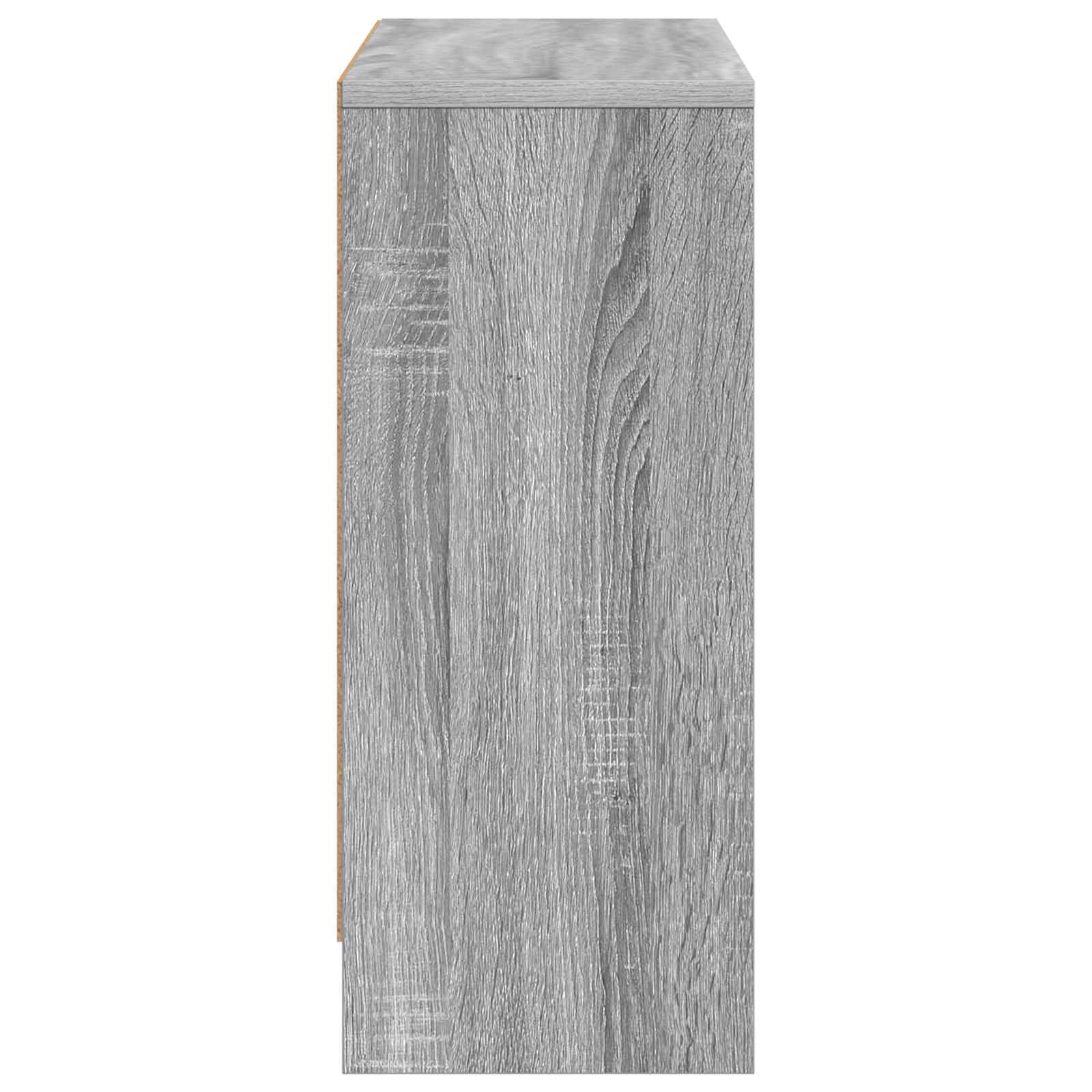 Buffet avec tiroir Gris Sonoma 73,5 x 22,5 x 53,5 cm
