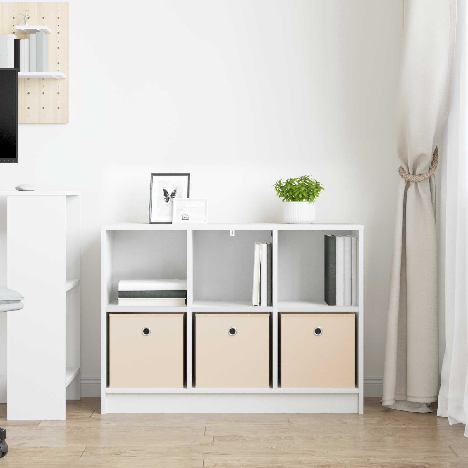 Buffet avec tiroir Blanc 88,5 x 27,5 x 63,5 cm - XIOS