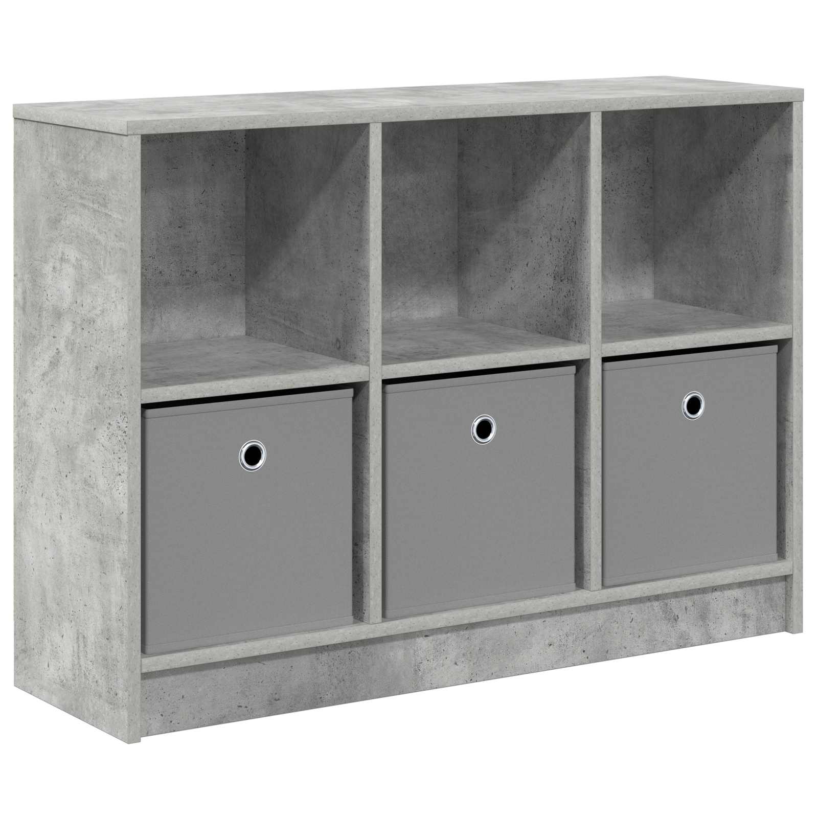 Buffet avec tiroir Gris béton 88,5 x 27,5 x 63,5 cm - XIOS