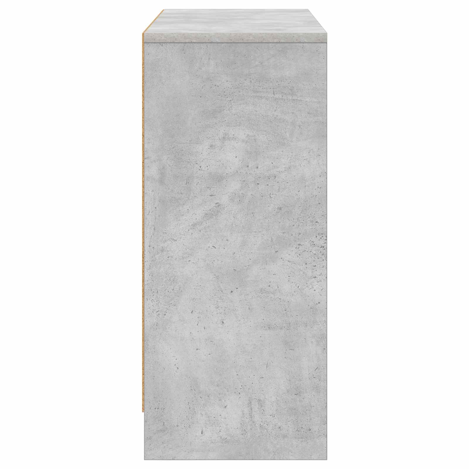 Buffet avec tiroir Gris béton 88,5 x 27,5 x 63,5 cm - XIOS