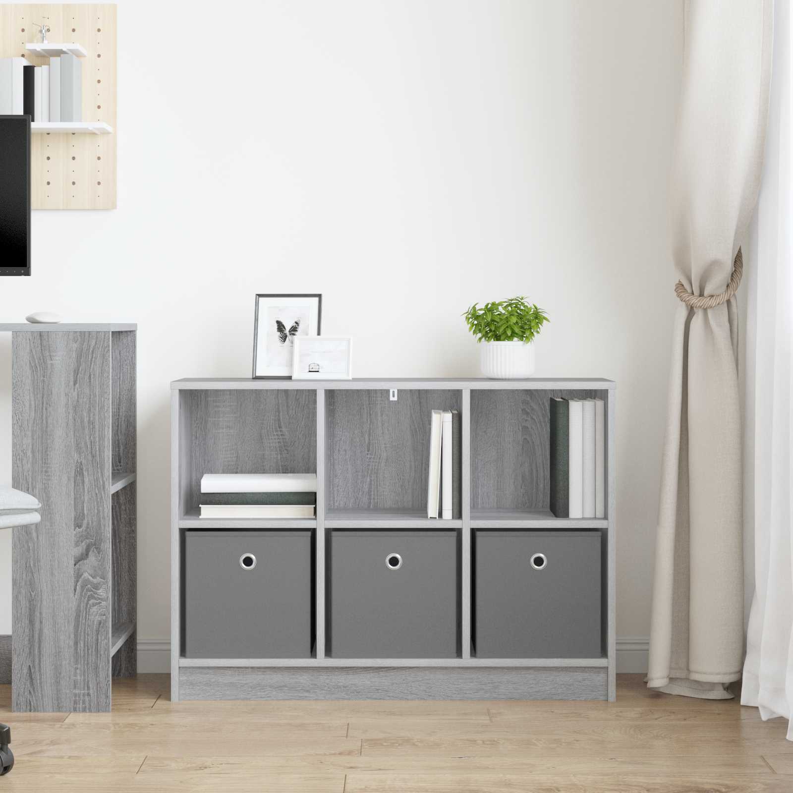 Buffet avec tiroir Gris Sonoma 88,5 x 27,5 x 63,5 cm - XIOS