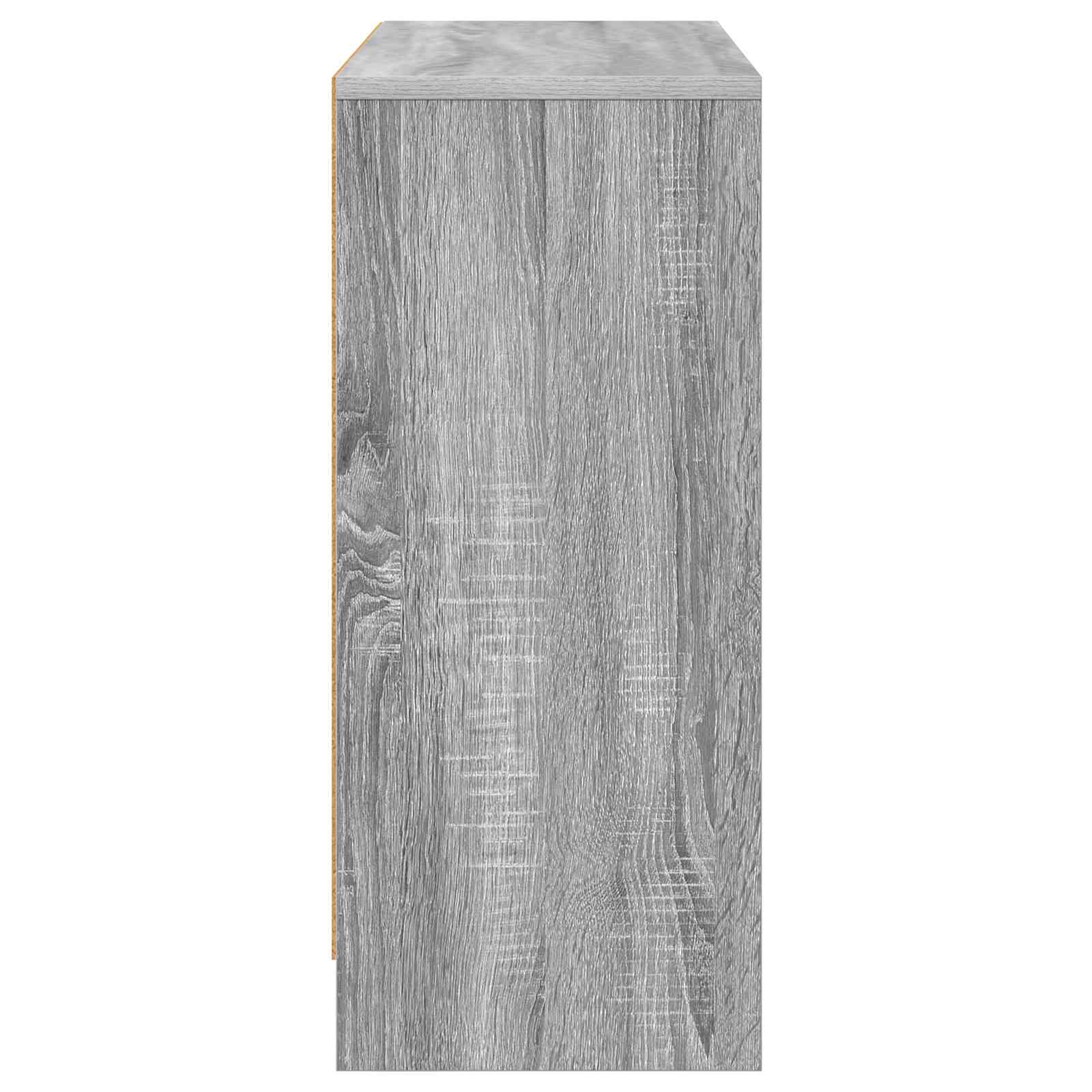 Buffet avec tiroir Gris Sonoma 88,5 x 27,5 x 63,5 cm - XIOS