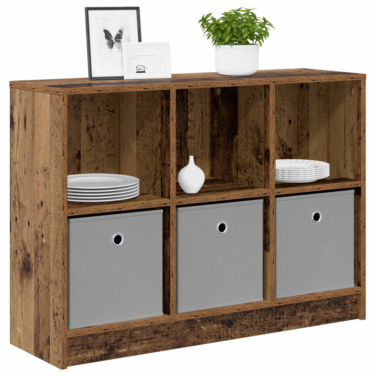 Buffet avec tiroir Bois ancien 88,5 x 27,5 x 63,5 cm - XIOS