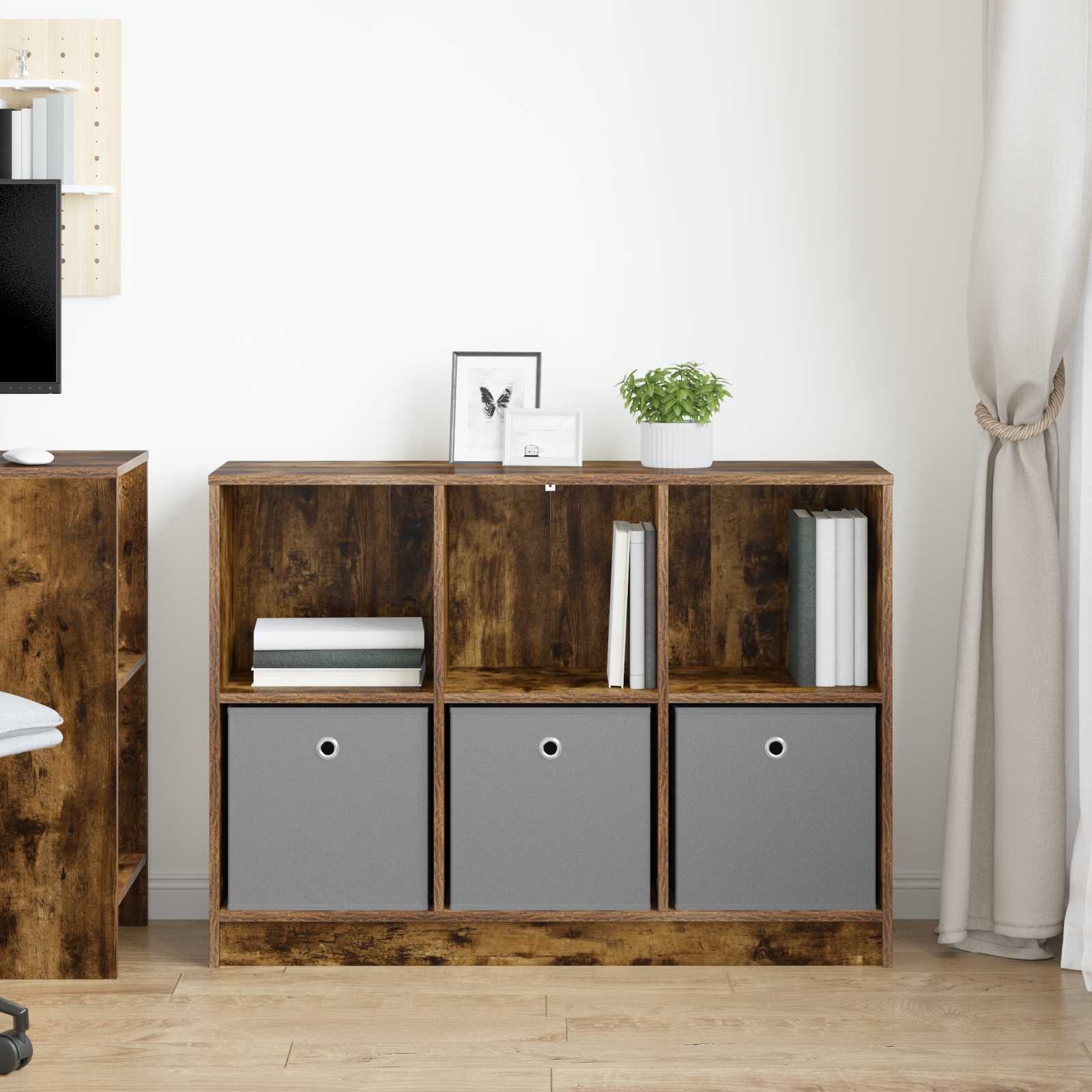 Buffet avec tiroir Chêne fumé 102 x 32 x 73,5 cm - XIOS