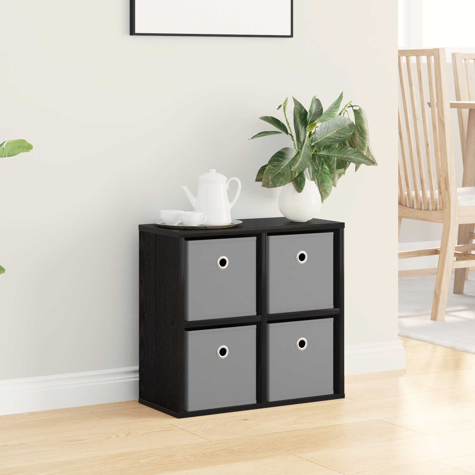 Buffet avec tiroir Chêne noir 49,5 x 22 x 47 cm - XIOS