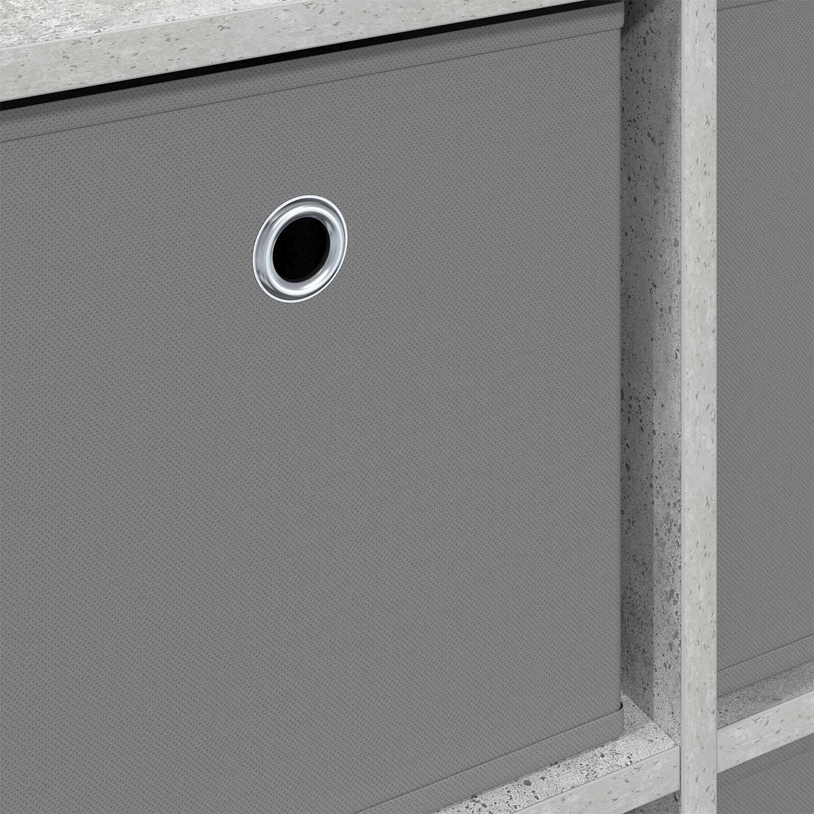 Buffet avec tiroir Gris béton 59,5 x 27 x 57 cm - XIOS