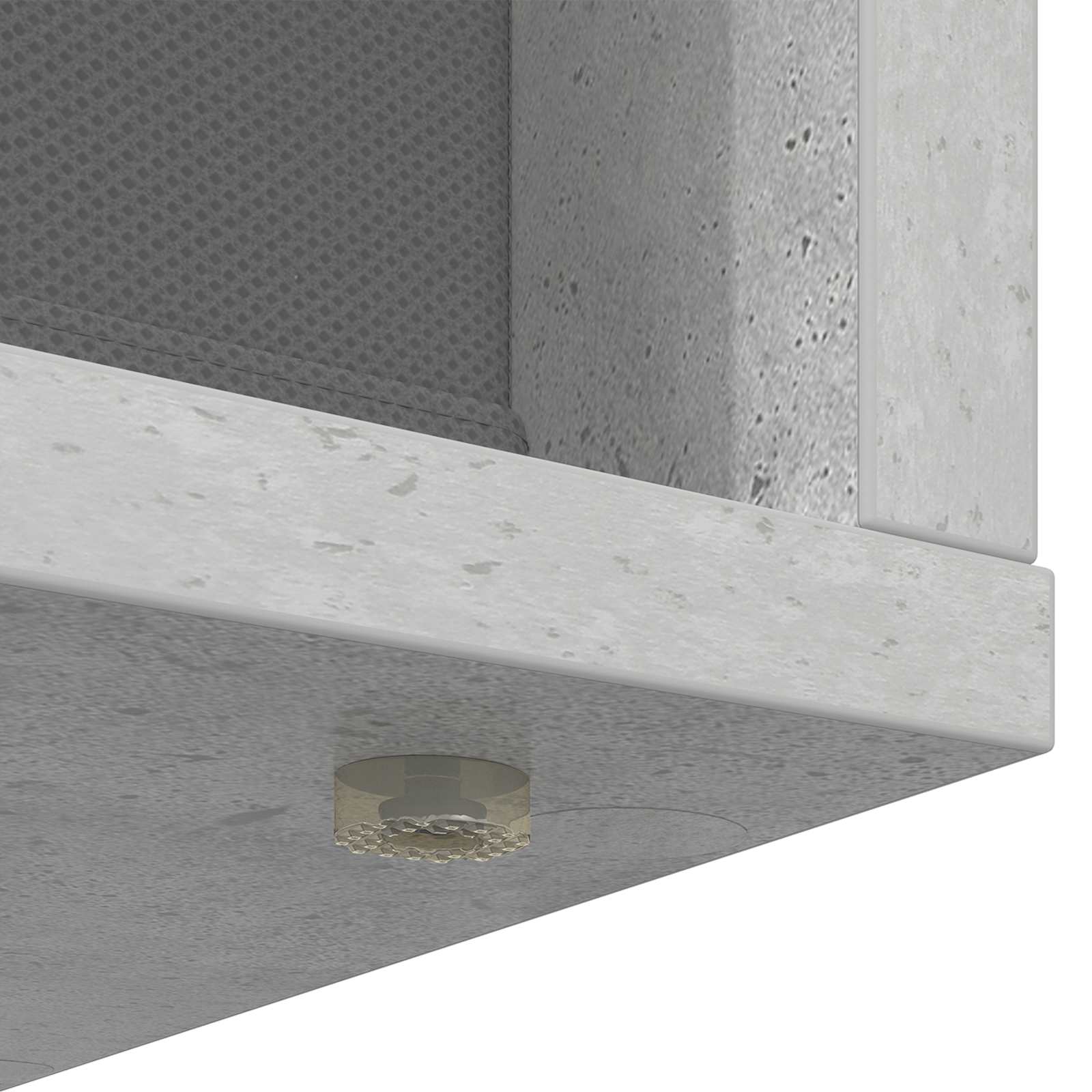 Buffet avec tiroir Gris béton 59,5 x 27 x 57 cm - XIOS