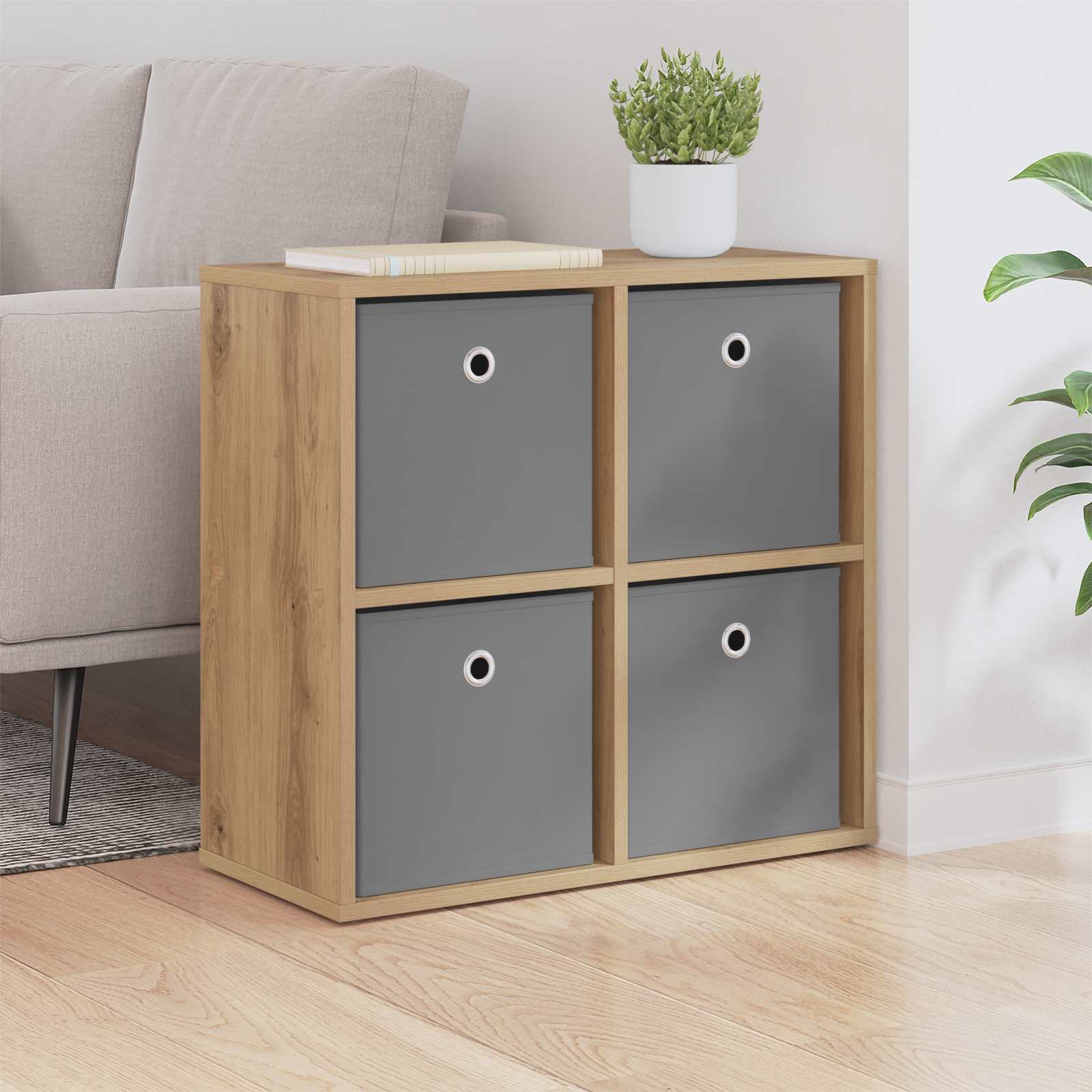 Buffet avec tiroir Chêne artisanal 59,5 x 27 x 57 cm - XIOS