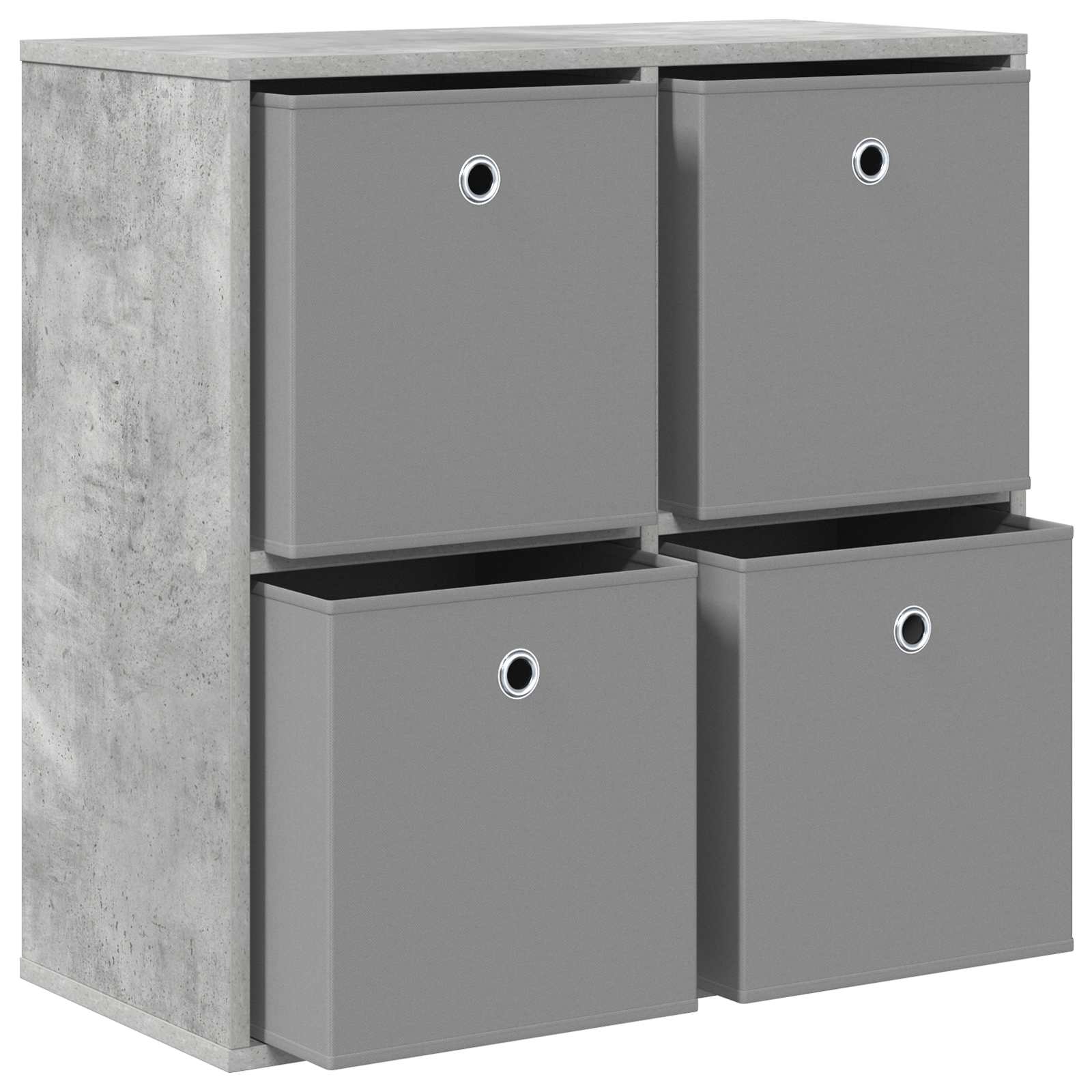 Buffet avec tiroir Gris béton 68,5 x 32 x 67 cm - XIOS