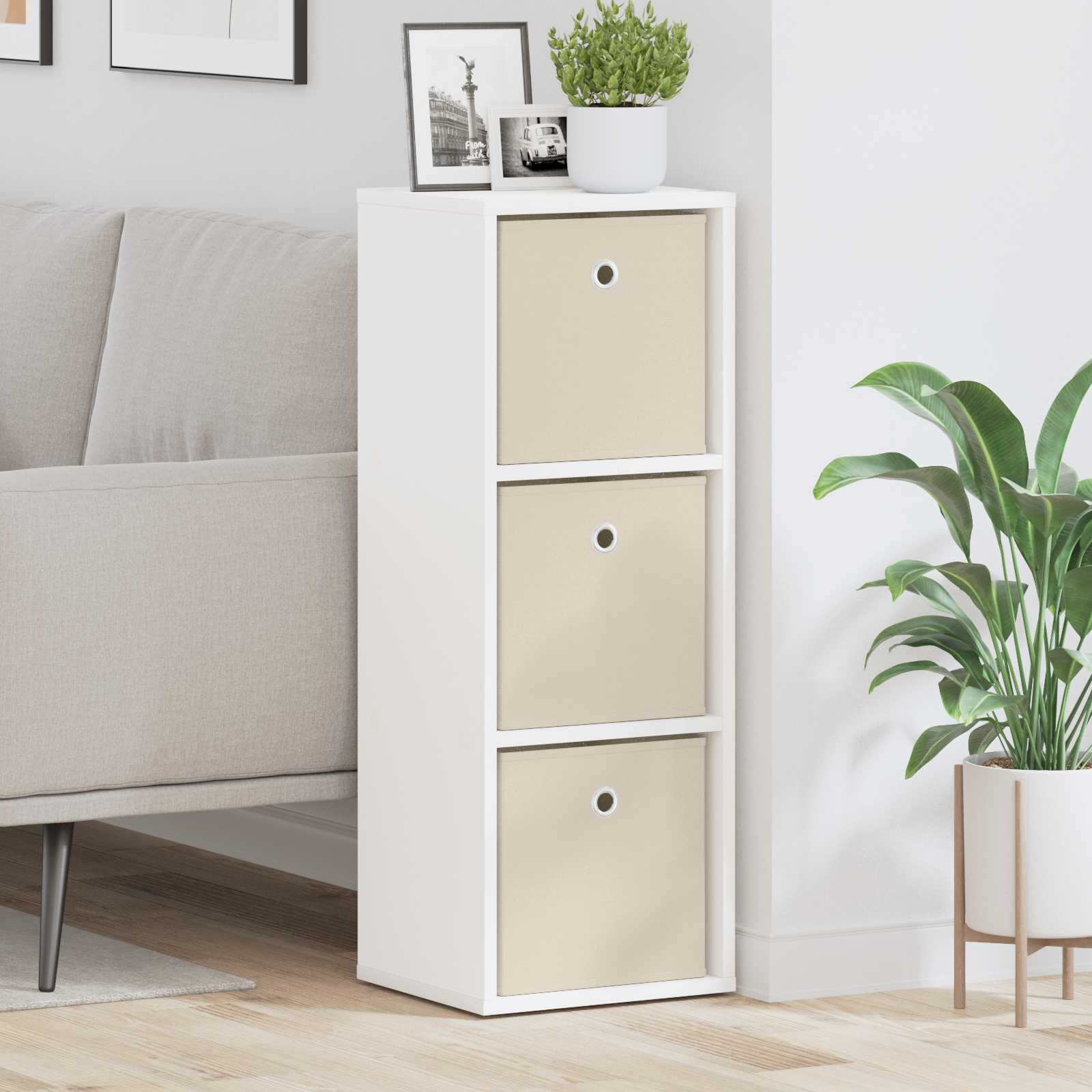 Buffet avec tiroir Blanc 30,5 x 27 x 84,5 cm - XIOS