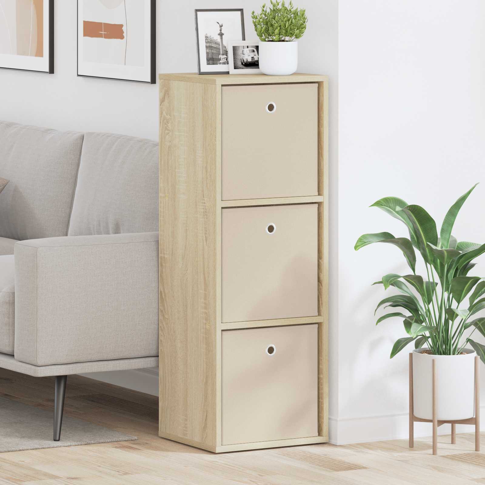 Buffet avec tiroir Chêne Sonoma 35 x 32 x 99,5 cm - XIOS