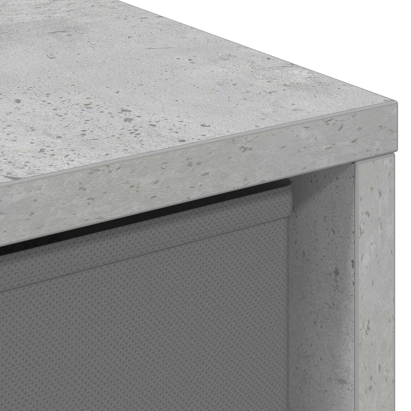Buffet avec tiroir Gris béton 35 x 32 x 99,5 cm - XIOS