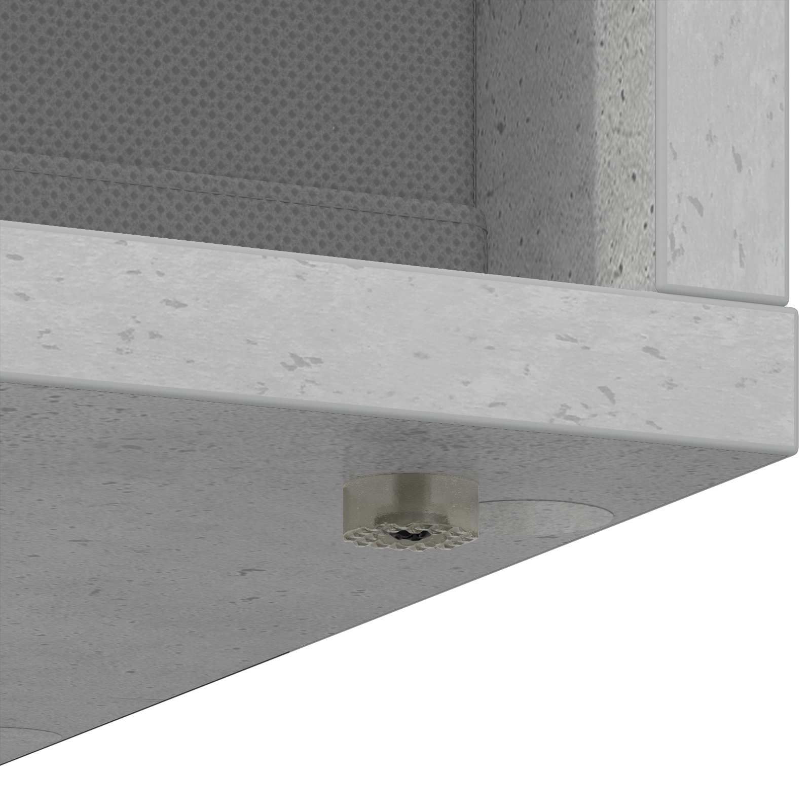 Buffet avec tiroir Gris béton 35 x 32 x 99,5 cm - XIOS