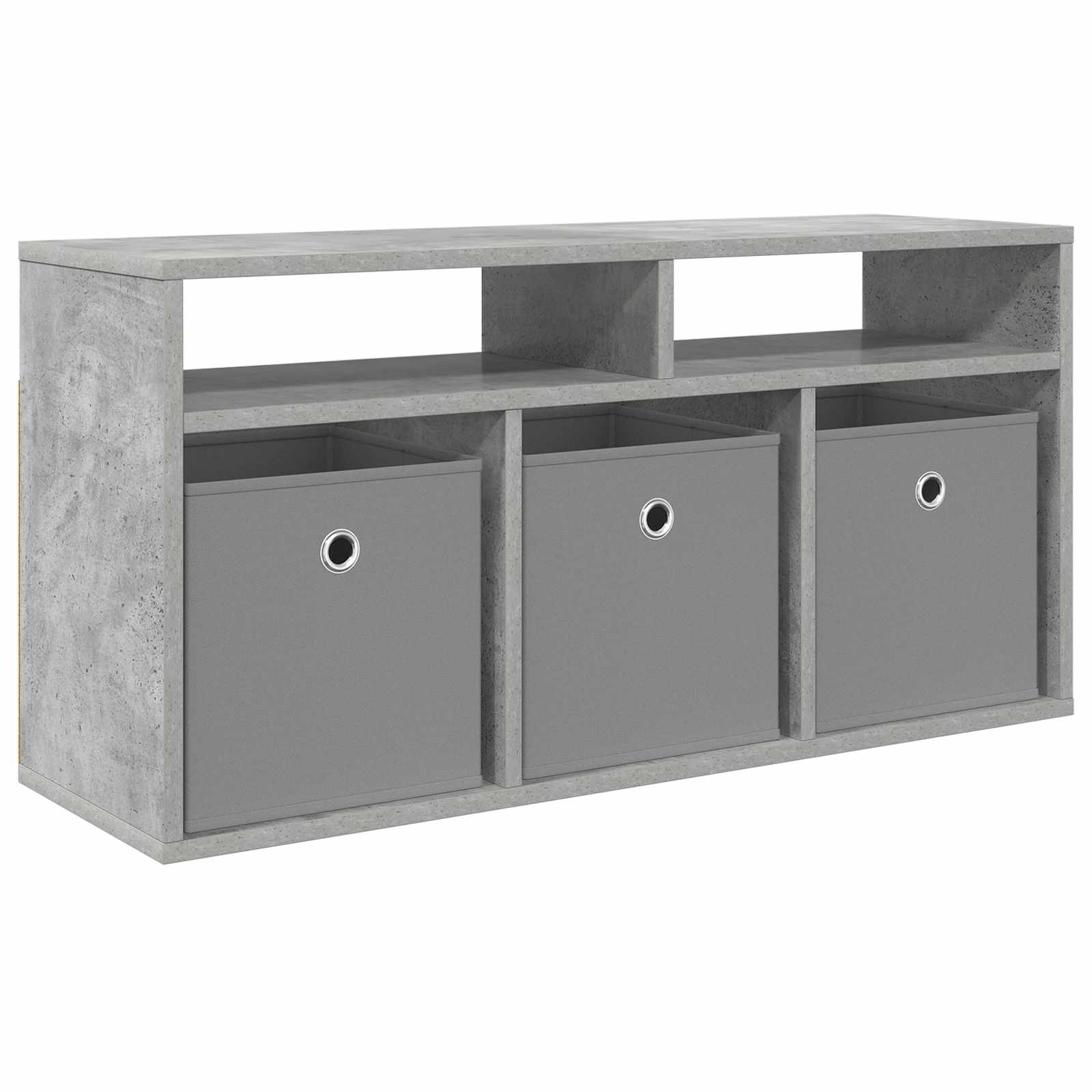 Basboard avec tiroir Gris béton 87 x 27,5 x 43 cm - XIOS