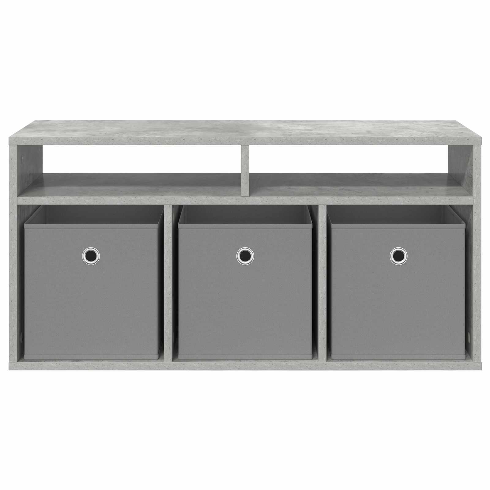 Basboard avec tiroir Gris béton 87 x 27,5 x 43 cm - XIOS
