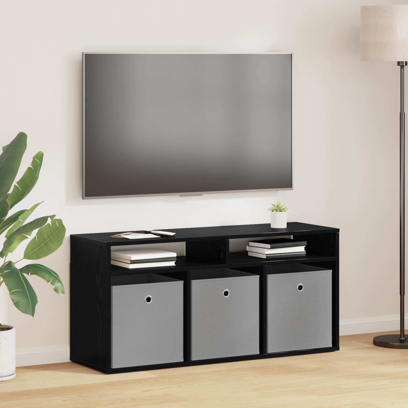 Basboard avec tiroir Chêne noir 102 x 32 x 48,5 cm - XIOS