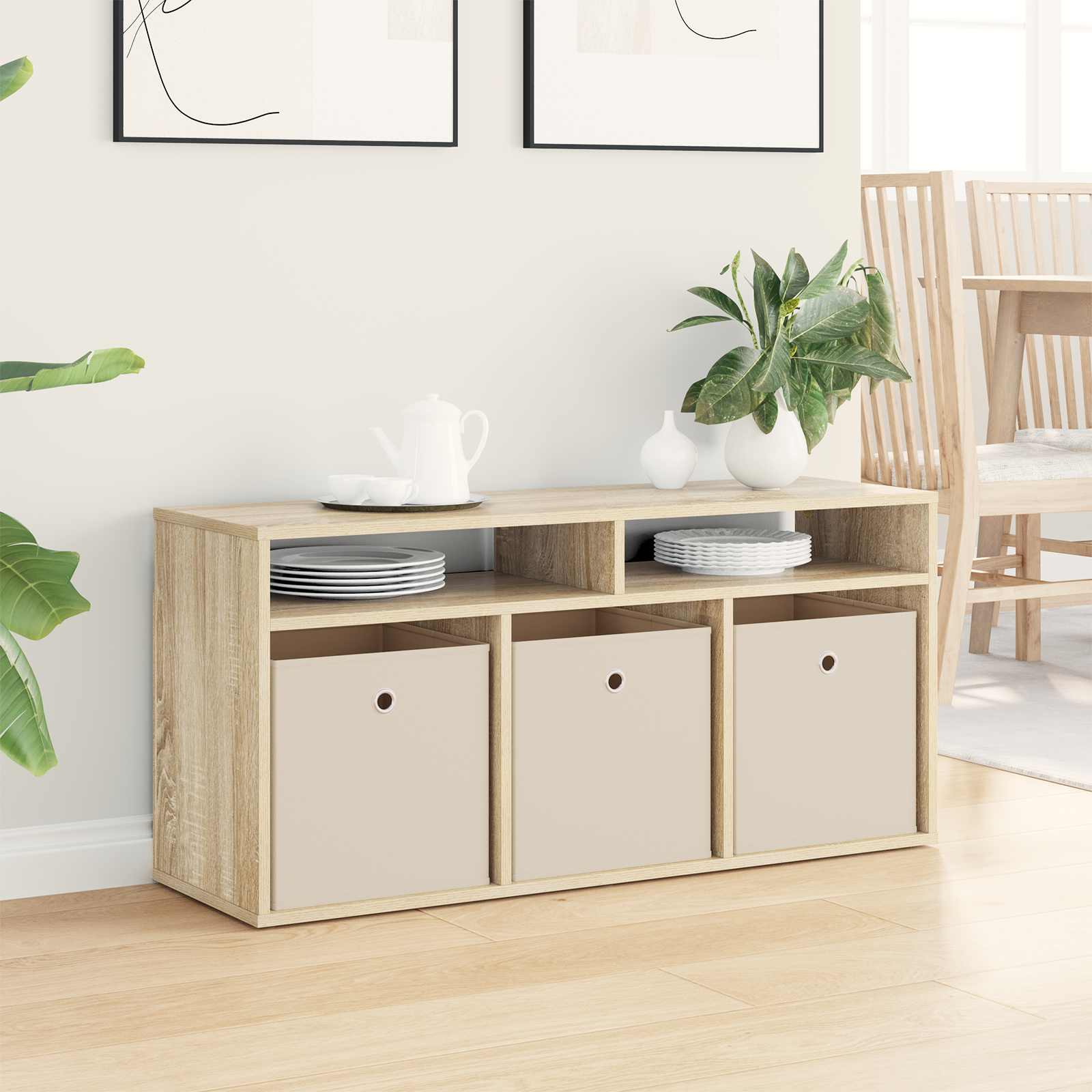 Basboard avec tiroir Chêne Sonoma 102 x 32 x 48,5 cm - XIOS