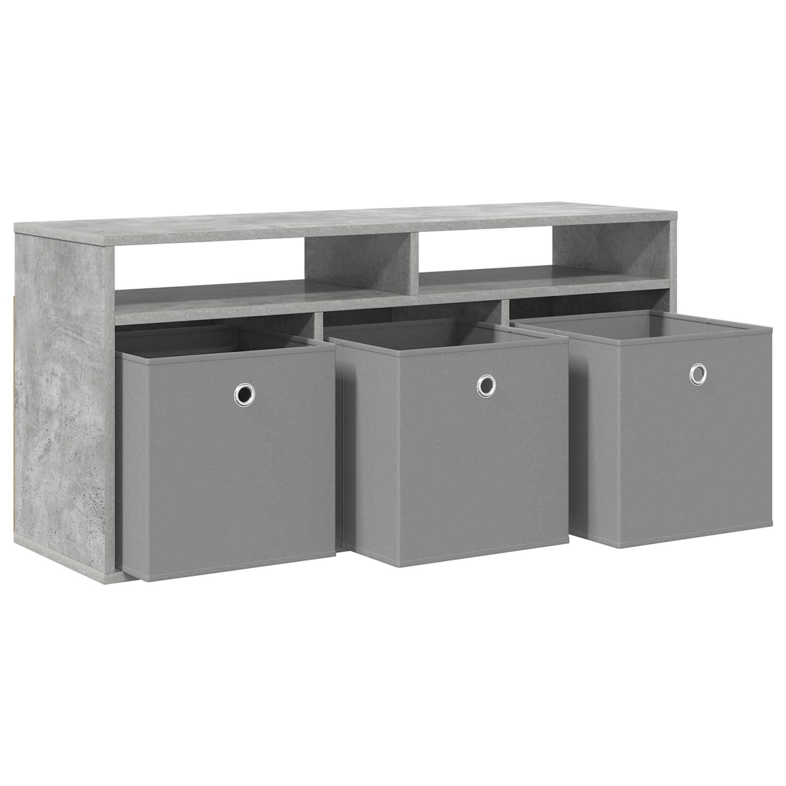 Basboard avec tiroir Gris béton 102 x 32 x 48,5 cm - XIOS