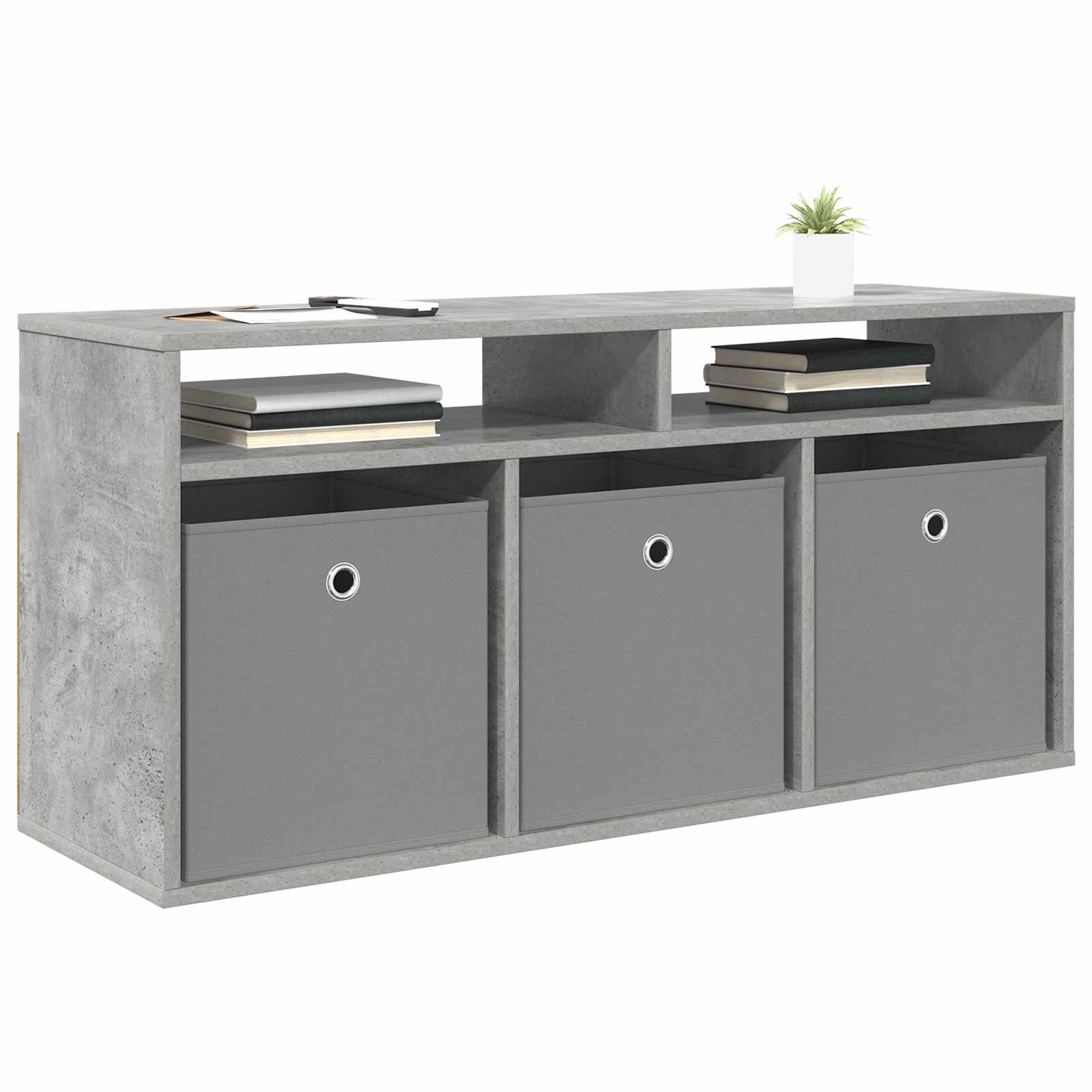 Basboard avec tiroir Gris béton 102 x 32 x 48,5 cm - XIOS