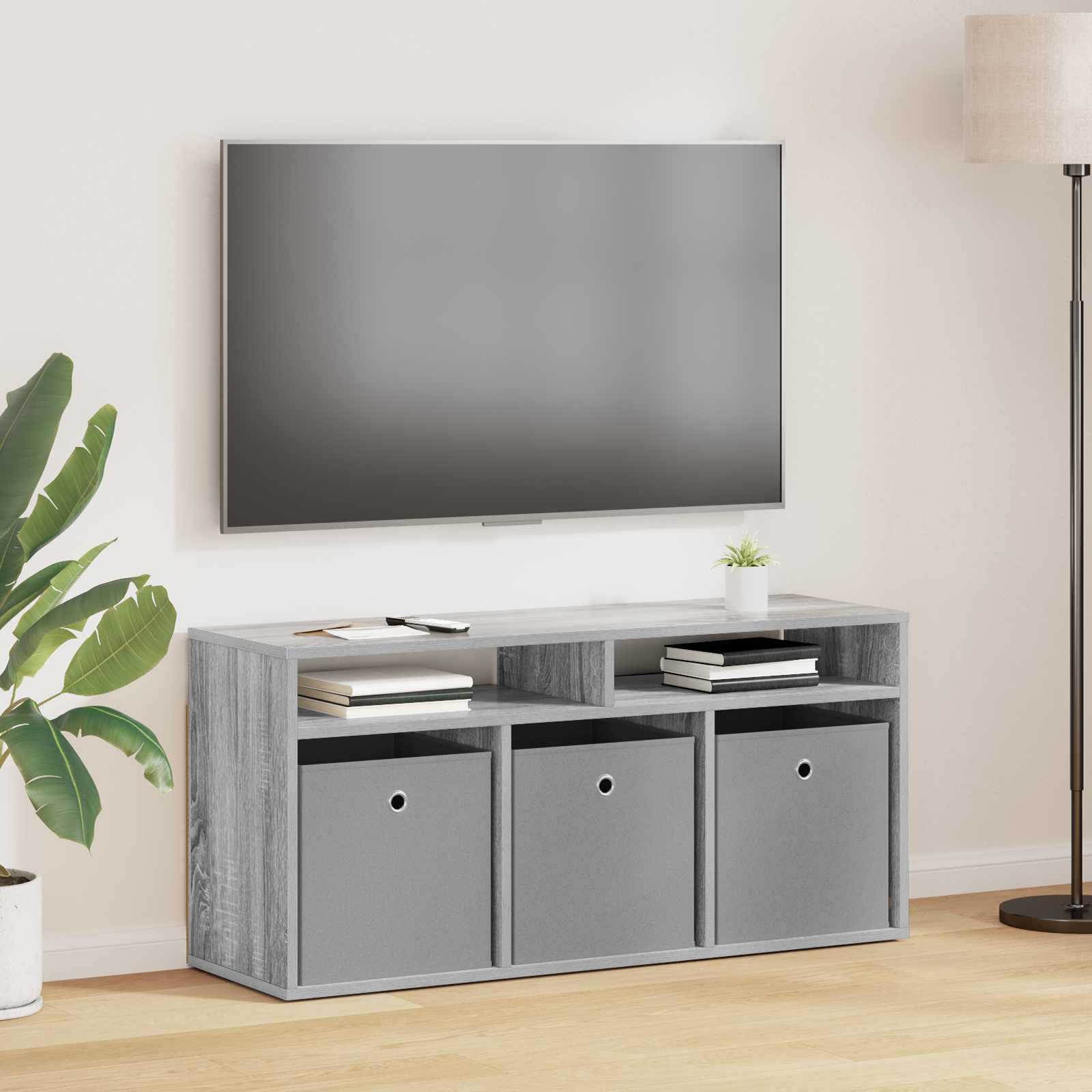 Basboard avec tiroir Gris Sonoma 102 x 32 x 48,5 cm - XIOS