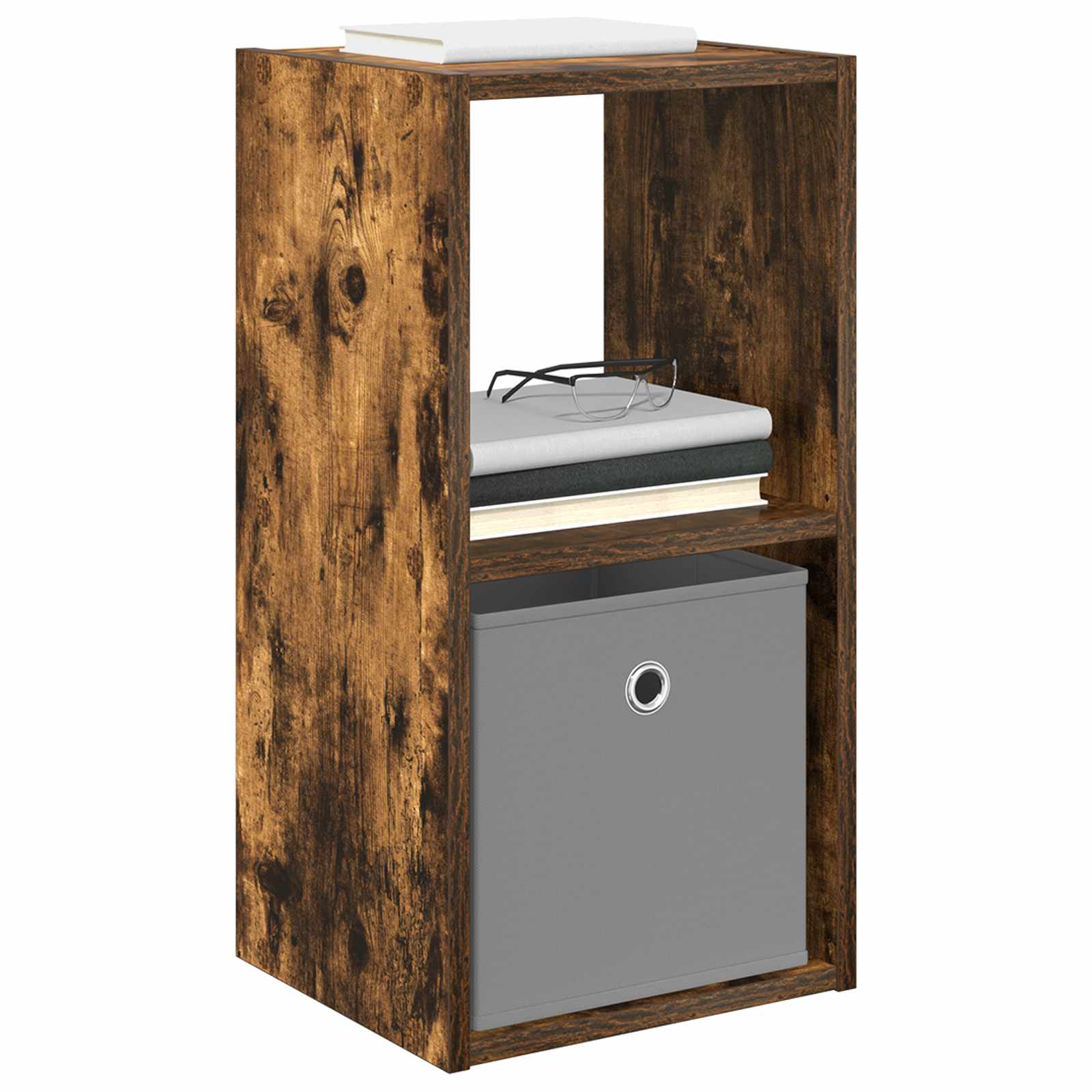Table de chevet 2 pc Chêne fumé 30,5 x 27 x 59,5 cm - XIOS