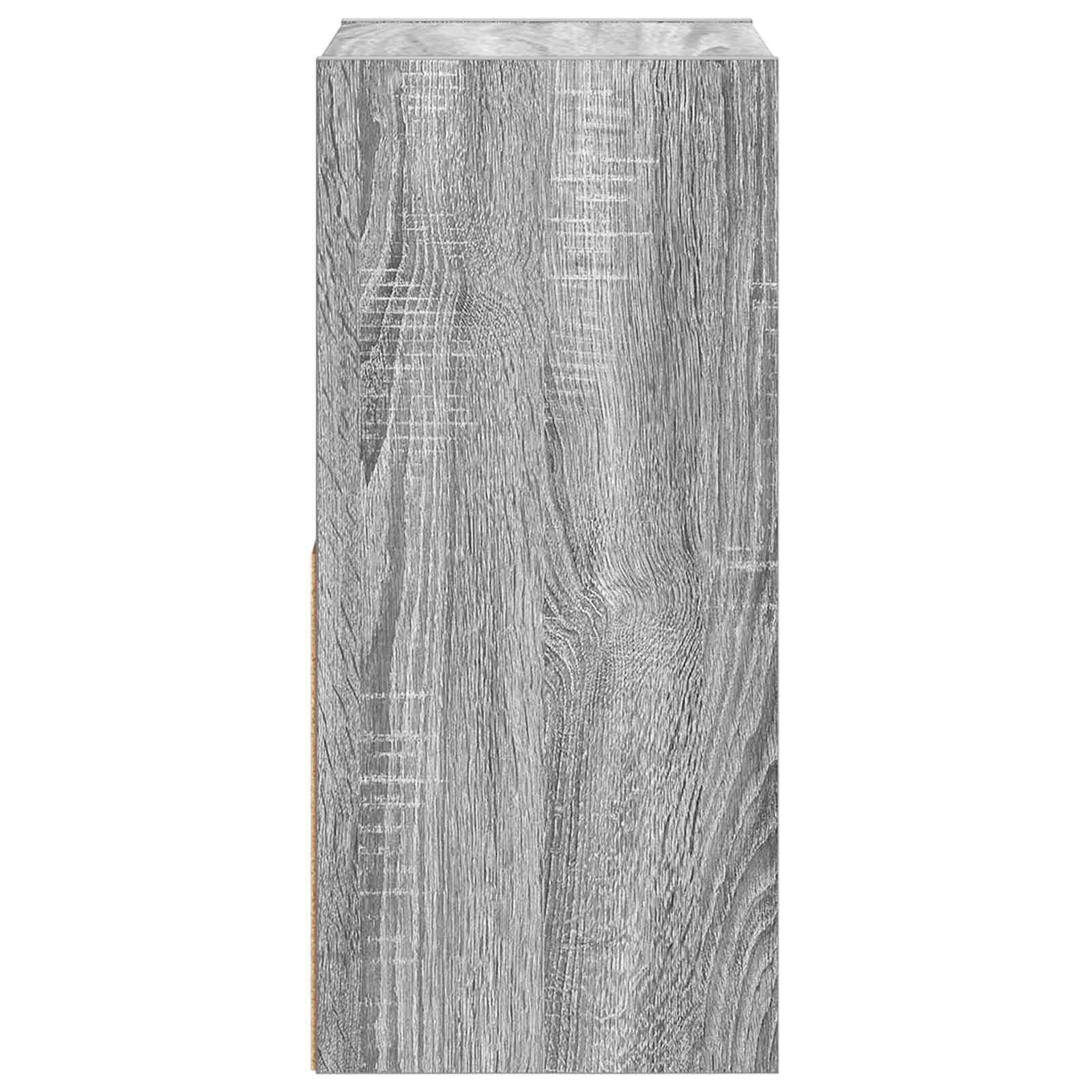 Table de chevet 2 pcs Gris Sonoma 30,5 x 27 x 59,5 cm