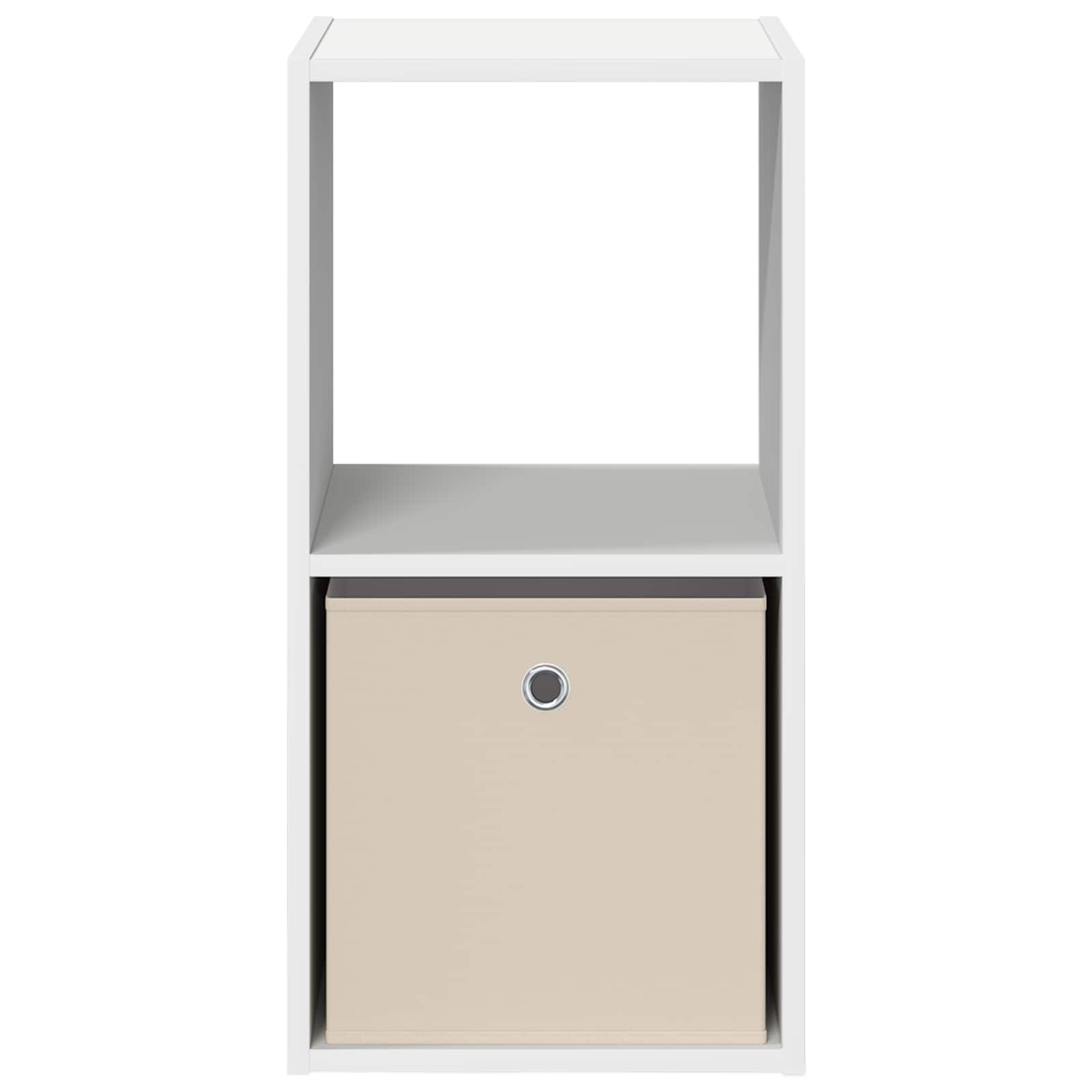 Table de chevet 2 pcs Blanc 35 x 32 x 68,5 cm Bois d'ingénierie - XIOS