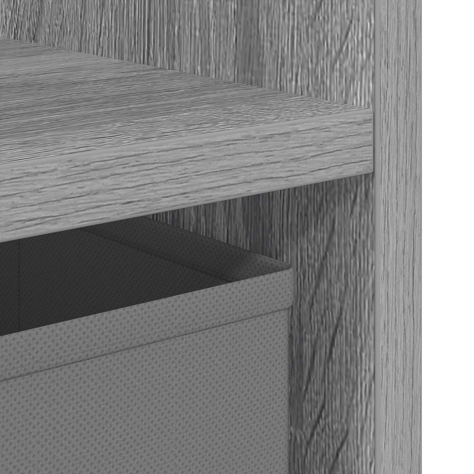 Table de chevet avec tiroir 2 pcs Gris Sonoma 35 x 32 x 68,5 cm - XIOS