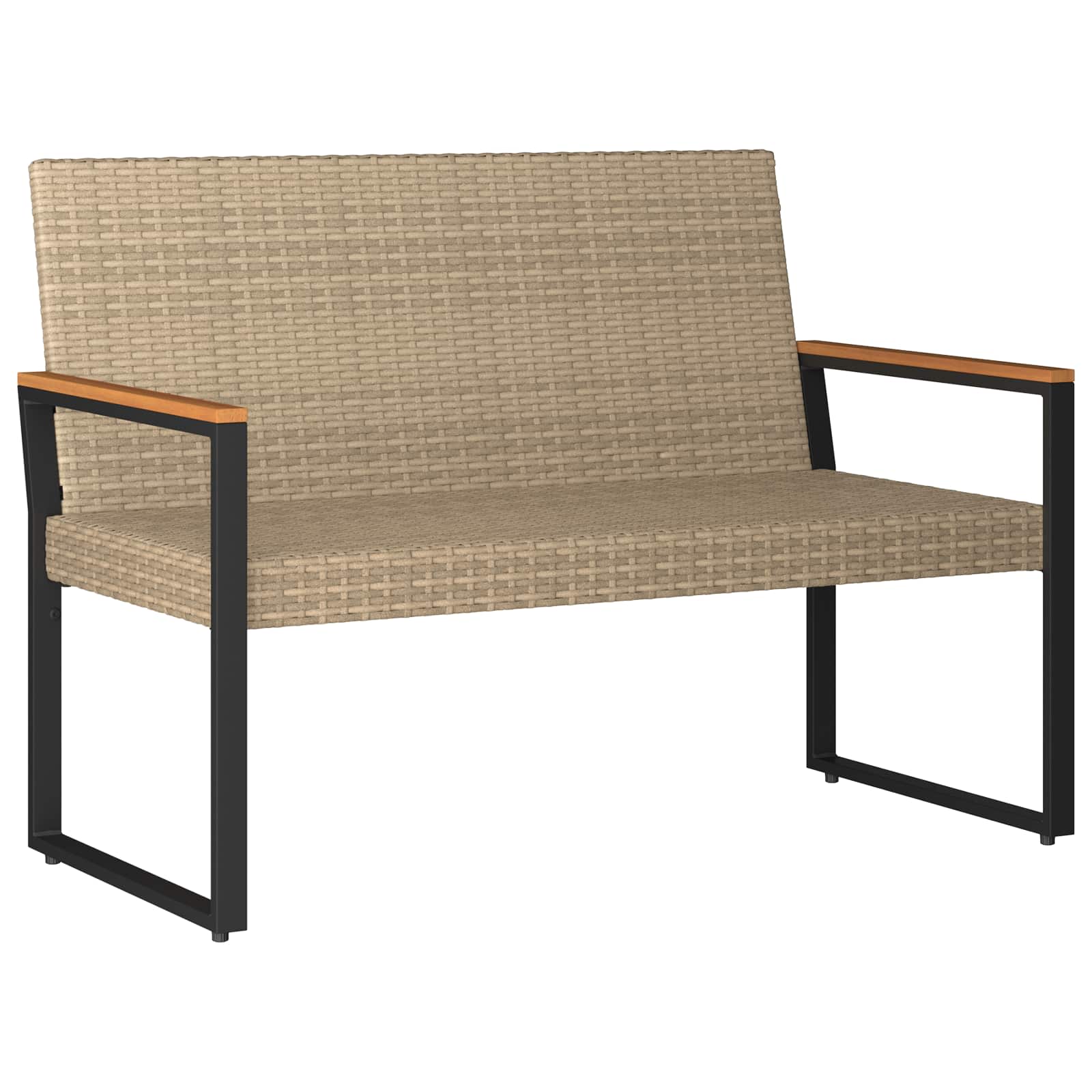 Ensemble de meubles d'extérieur 4 pcs Beige et blanc crème - XIOS