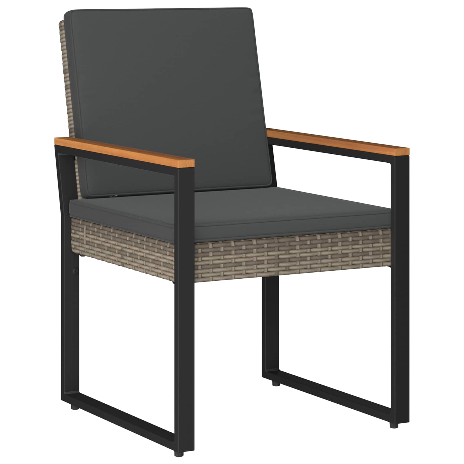 Ensemble de meubles d'extérieur 3 pcs Gris et Gris foncé - XIOS