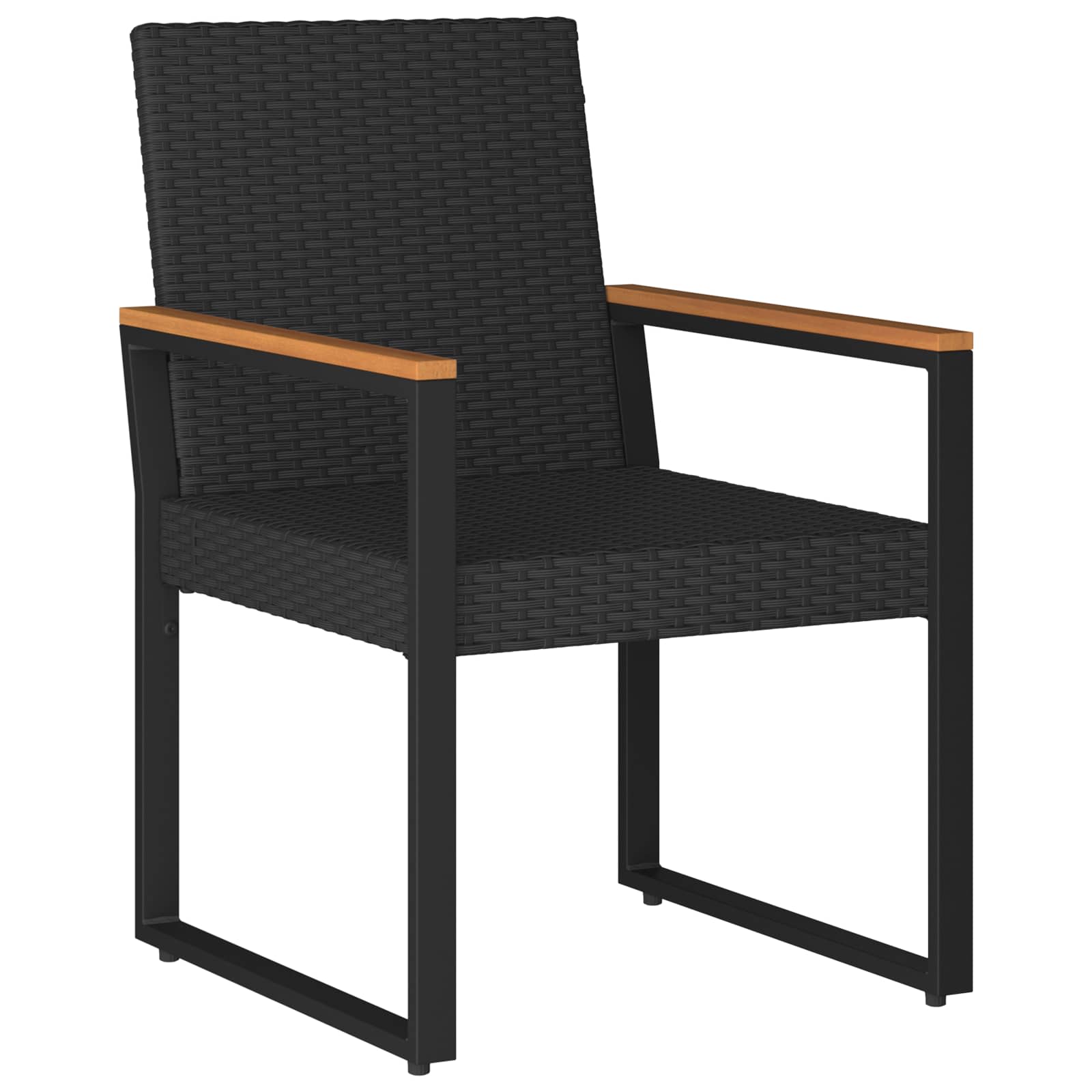Ensemble de meubles d'extérieur 3 pcs Noir et turquoise - XIOS